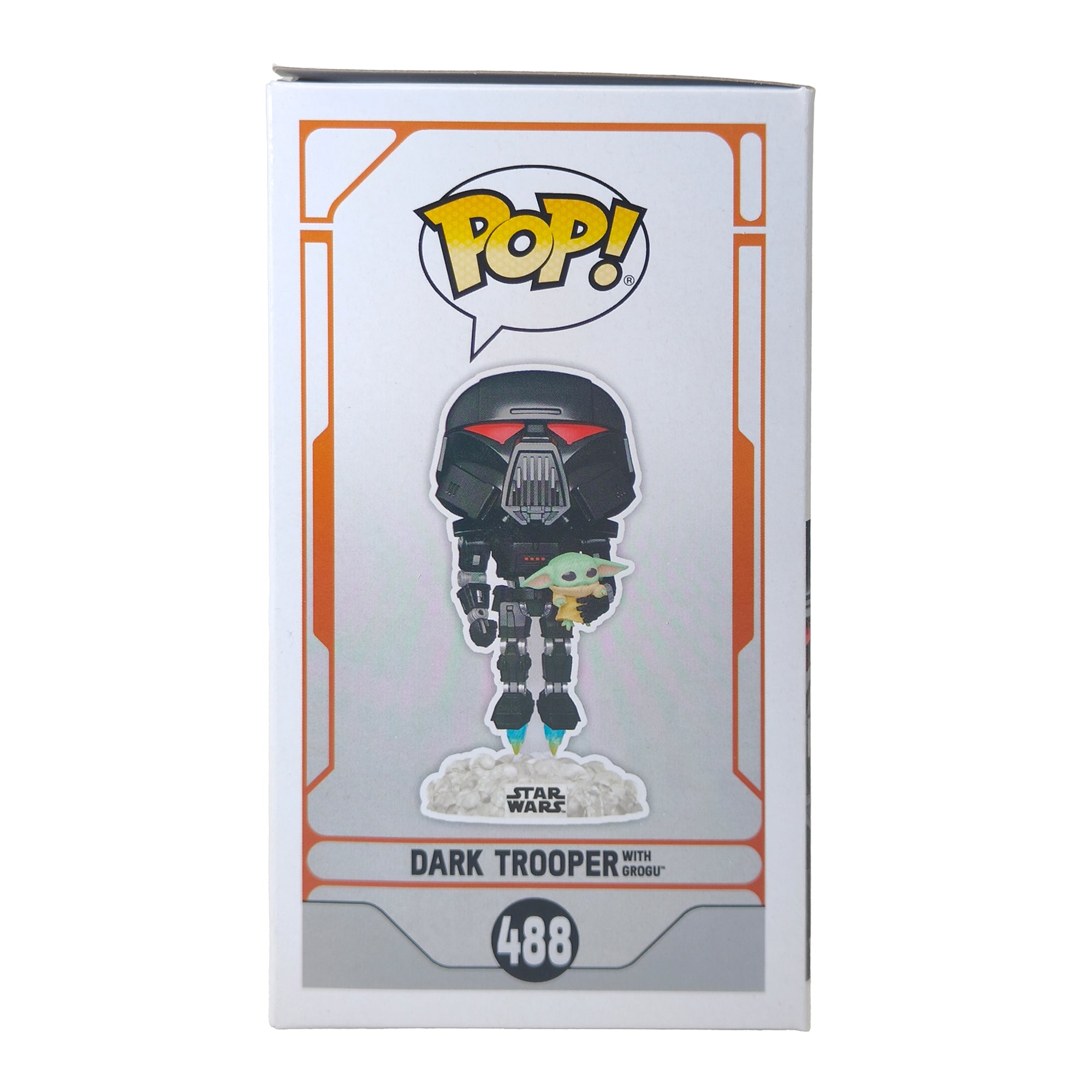 Funko POP Star Wars Dark Trooper With Grogu #488 GITD Vinyl Figure 2021
