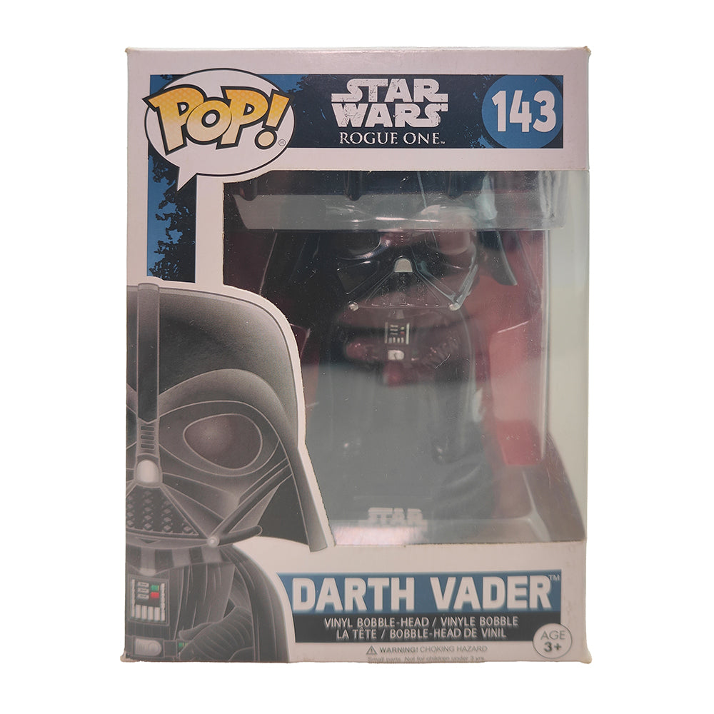Funko POP Star Wars Rogue One Darth Vader #143 Vinyl Figure 2016 – Star Wars, Funko, 9.5 cm, 2018, pre-owned collector piece, Uncanny Collectibles Dublin Ireland