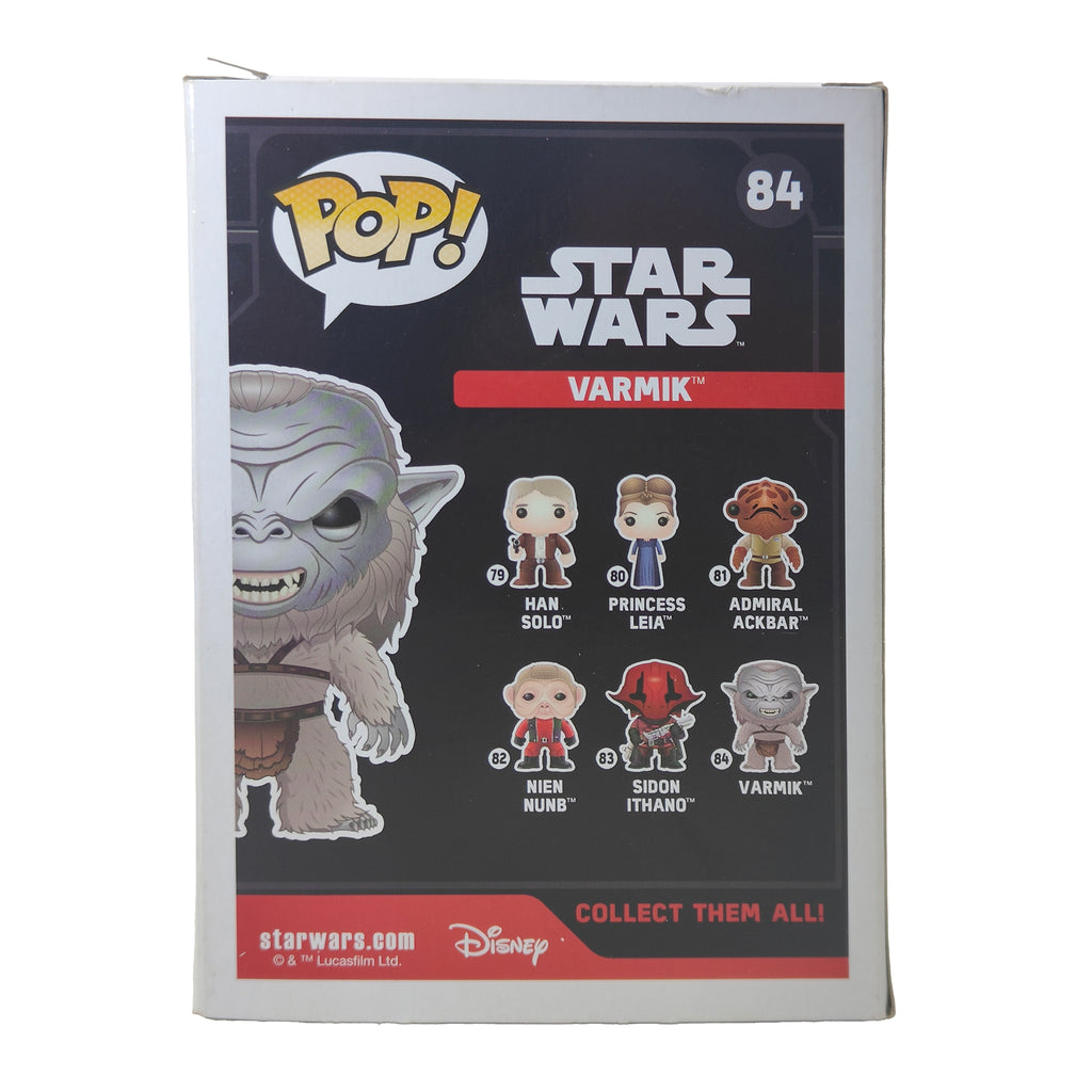 Funko Pop Star Wars Varmik 84 Vinyl Figure