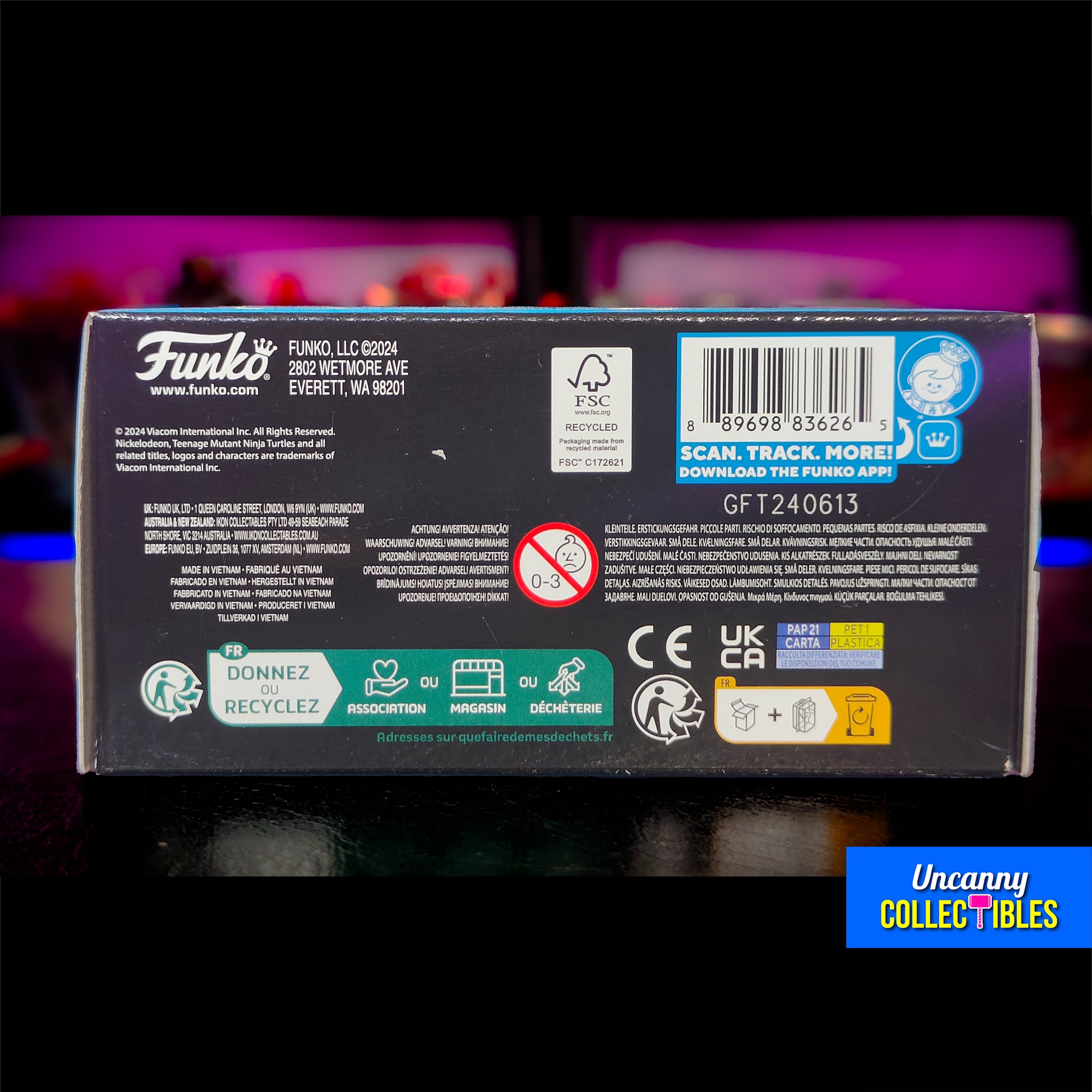 Funko POP Teenage Mutant Ninja Turtles Leonardo With Van Bitty POP Ride 2.5cm – Teenage Mutant Ninja Turtles, Funko, 2.5 cm, 2024, brand new collector item, Uncanny Collectibles Dublin Ireland