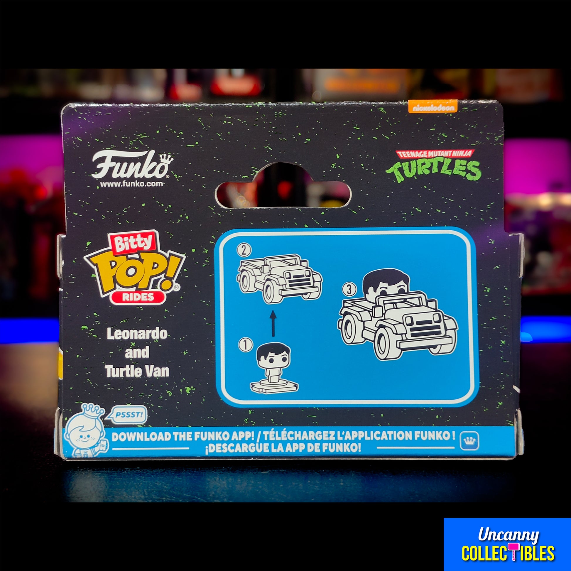 Buy Funko POP Teenage Mutant Ninja Turtles Leonardo With Van Bitty POP Ride 2.5cm online at Uncanny Collectibles - Fast Delivery from Ireland