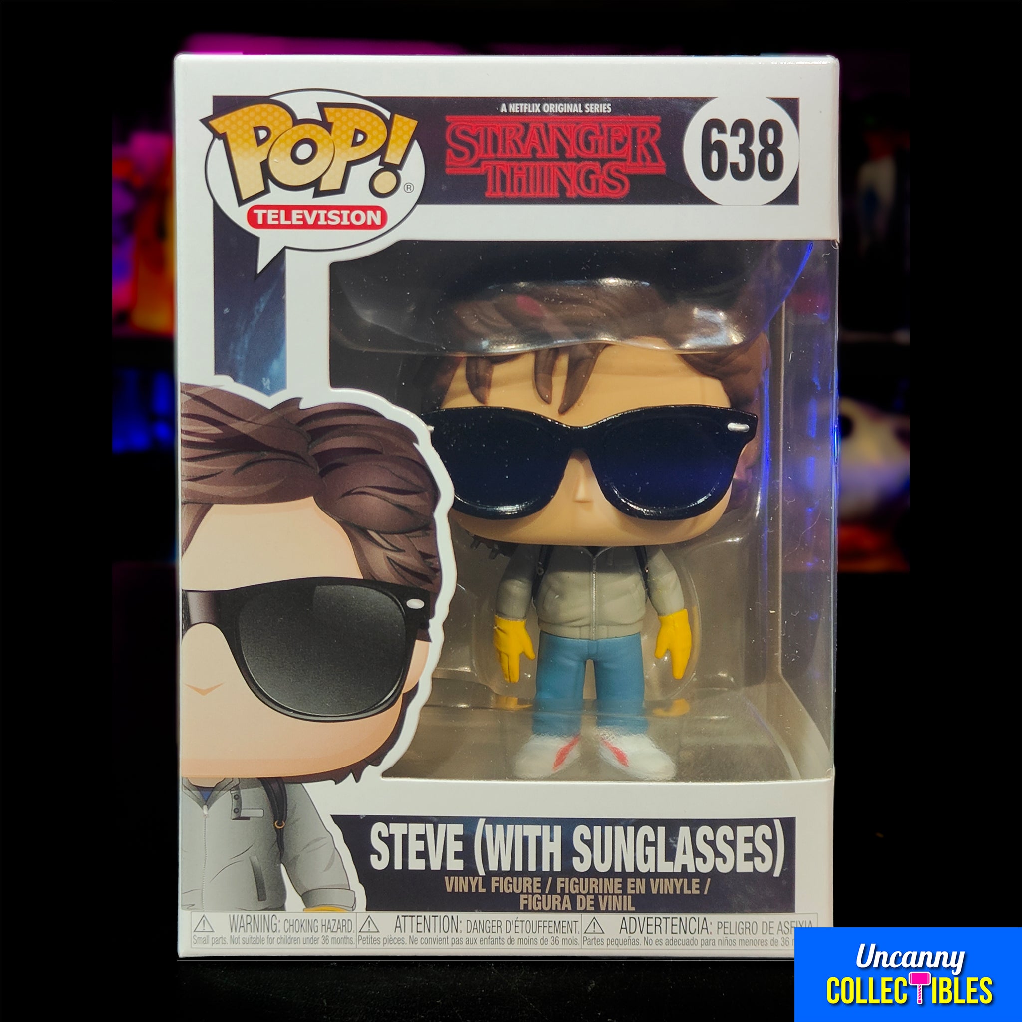 Stranger Things Steve with Sunglasses Funko Pop 638 Vinyl Figure