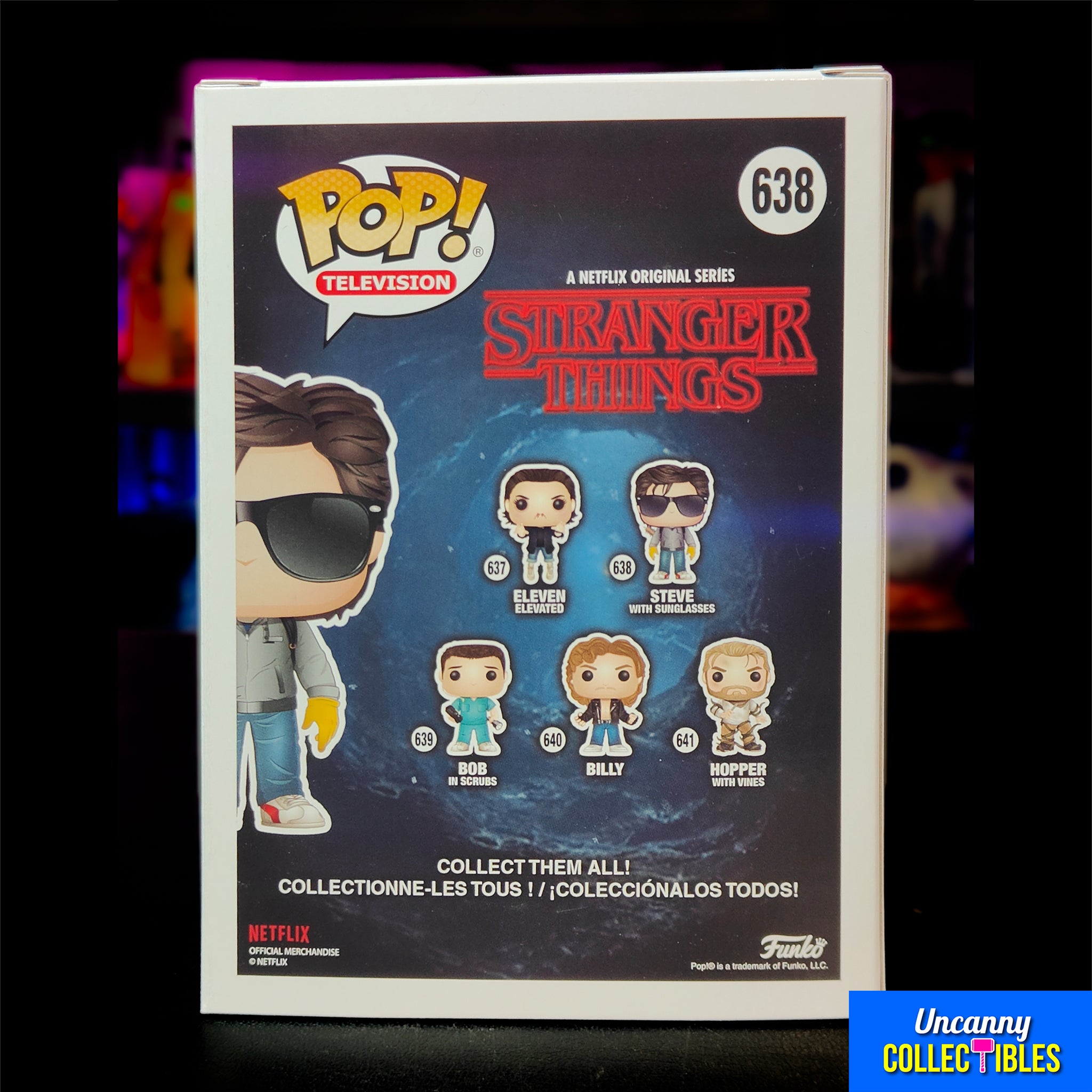 Stranger Things Steve with Sunglasses Funko Pop 638 Vinyl Figure