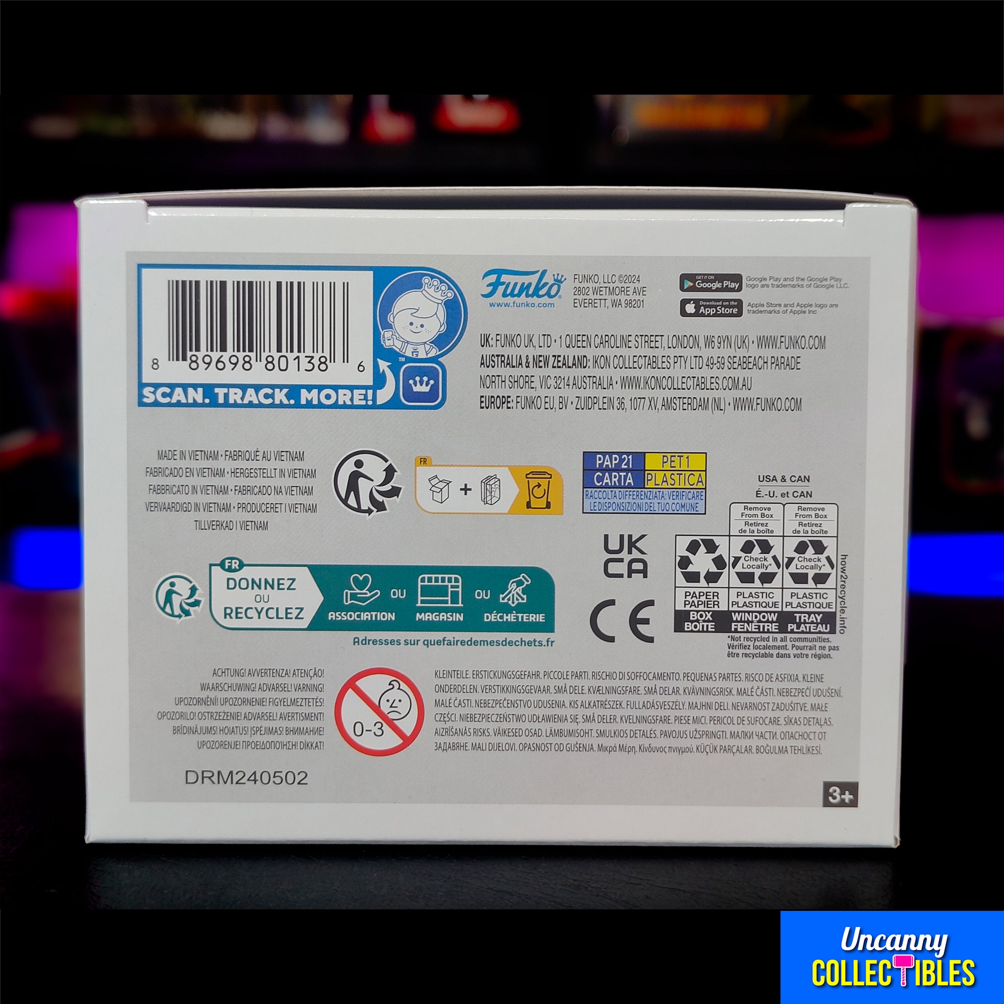 Funko POP Television Stranger Things Vecna #1540 Vinyl Figure 9.5cm – TV Icons & Heroes, Funko, 9.5 cm, 2024, brand new collector item, Uncanny Collectibles Dublin Ireland