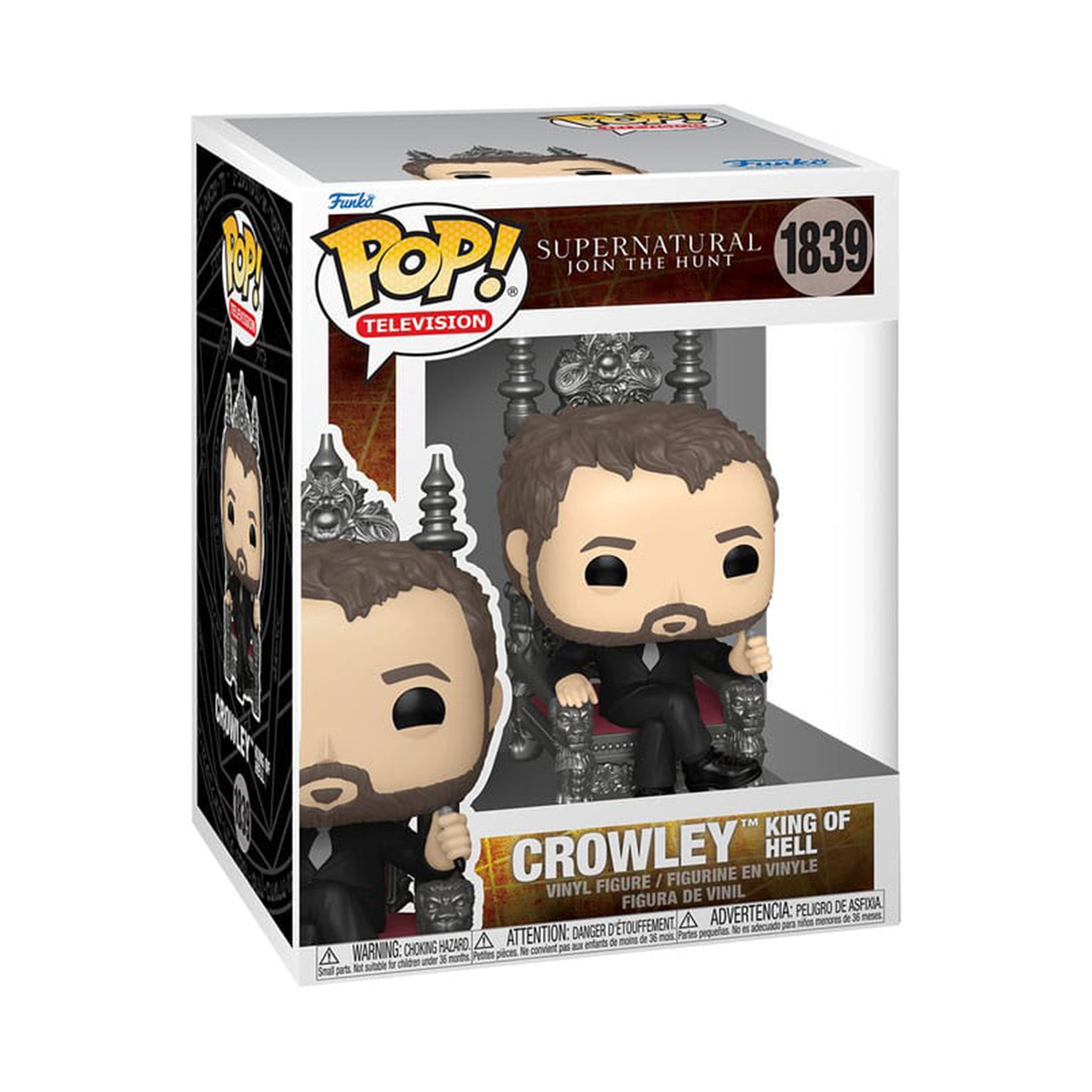 Funko POP Television Supernatural Crowley King Of Hell #1839 Vinyl Figure