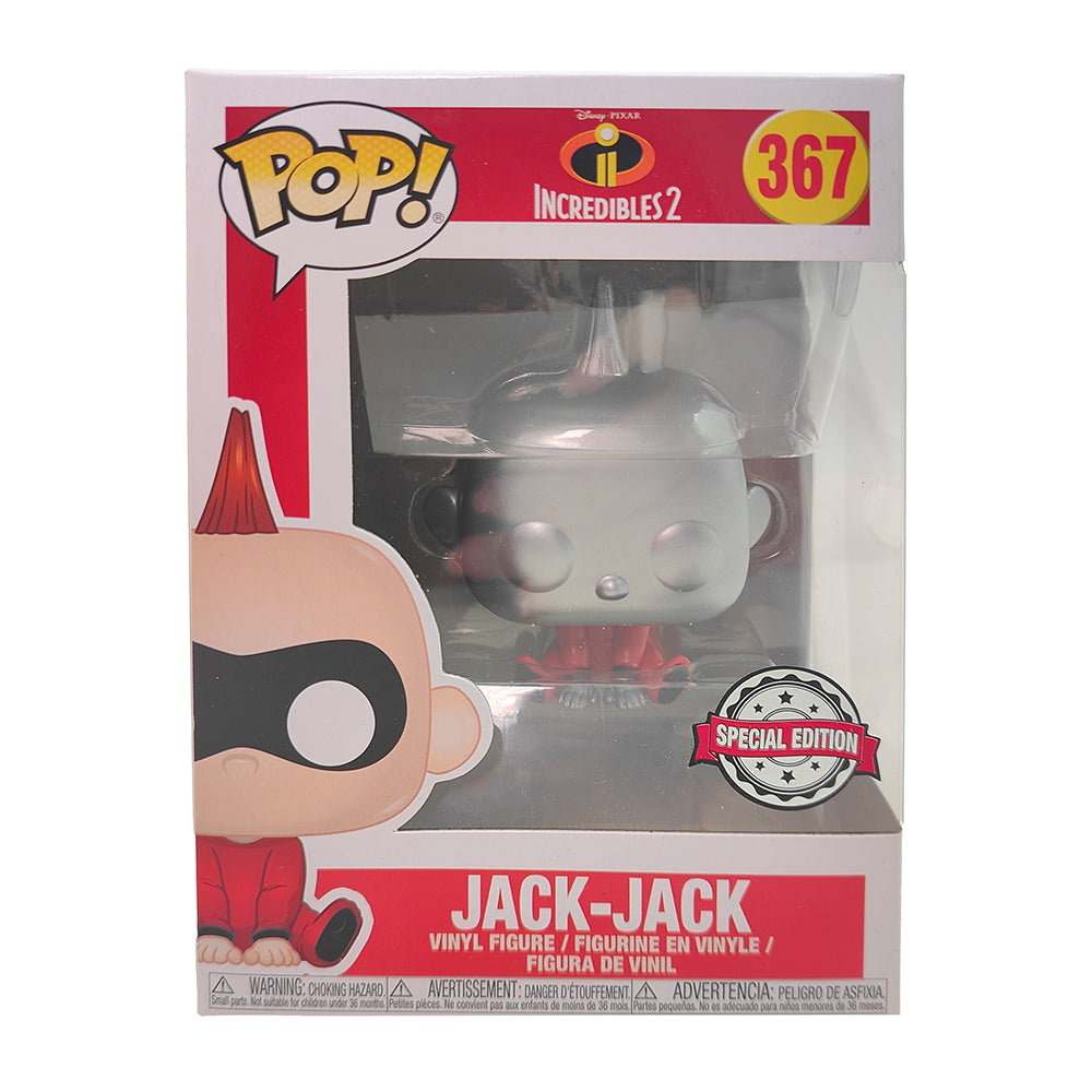 Funko POP Disney Incredibles 2 Jack-Jack #367 Silver Special Edition Vinyl Figure 2018 – Movie Icons & Heroes, Funko, 9.5 cm, 2013, pre-owned collector piece, Uncanny Collectibles Dublin Ireland