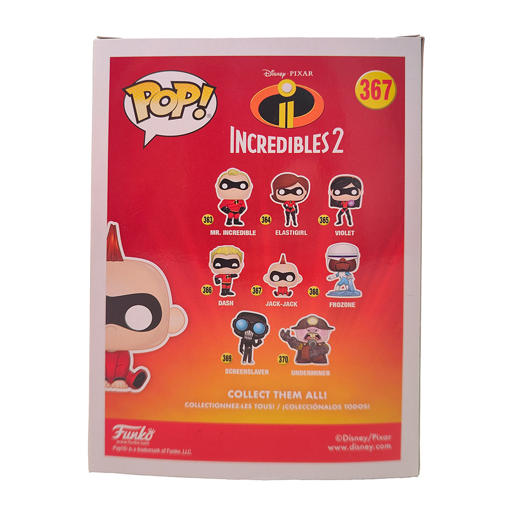 Funko POP Disney Incredibles 2 Jack-Jack #367 Silver Special Edition Vinyl Figure 2018 – Movie Icons & Heroes, Funko, 9.5 cm, 2013, pre-owned collector piece, Uncanny Collectibles Dublin Ireland