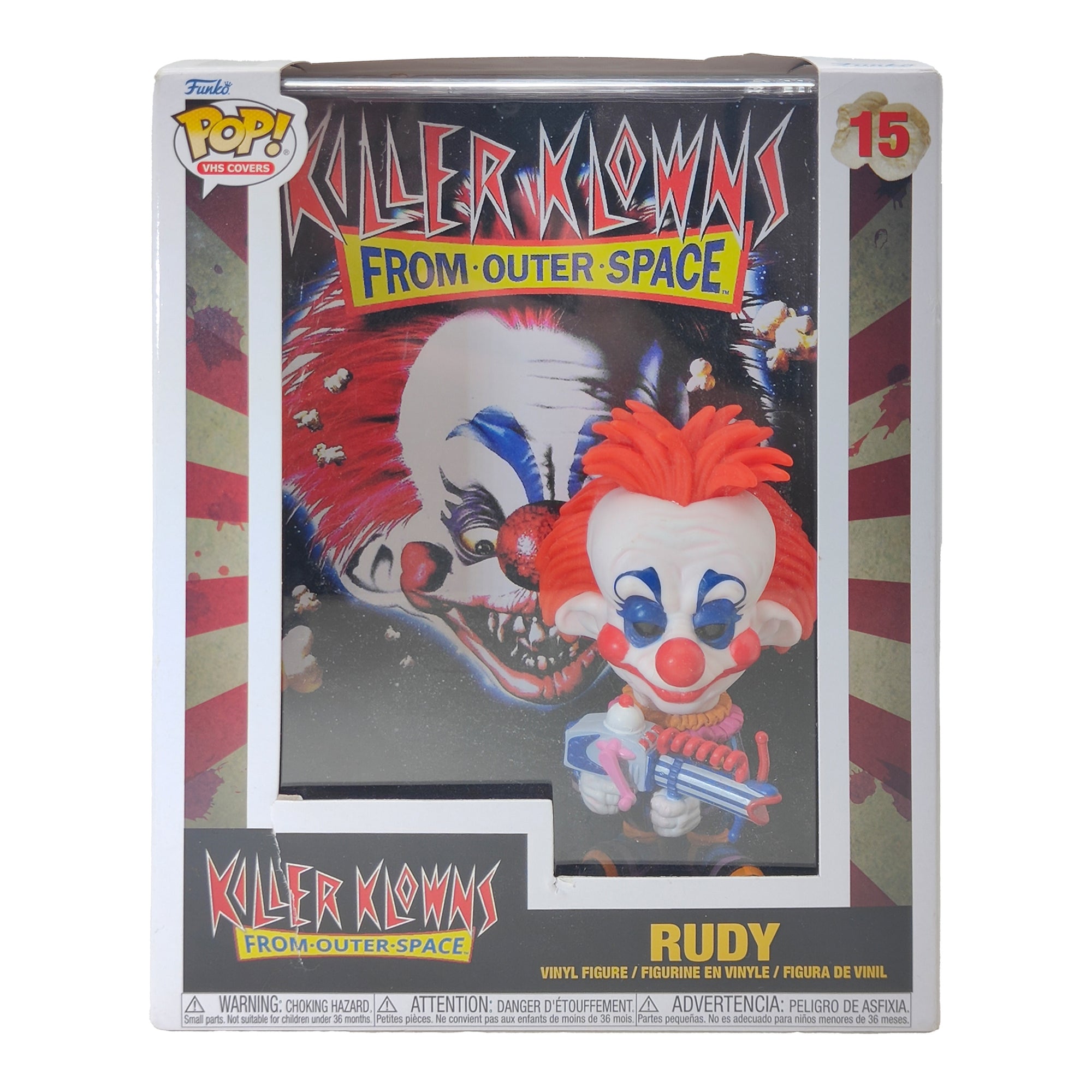 Funko POP VHS Covers Killer Klowns From Outer Space #15 Vinyl Figure 2022
