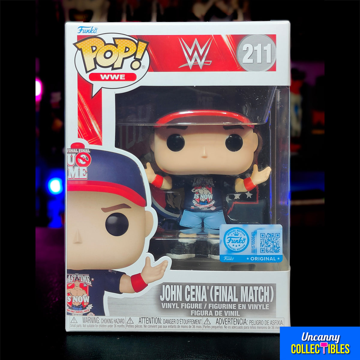 WWE John Cena Final Match Funko Pop 211 Vinyl Figure - photo 2 of 6