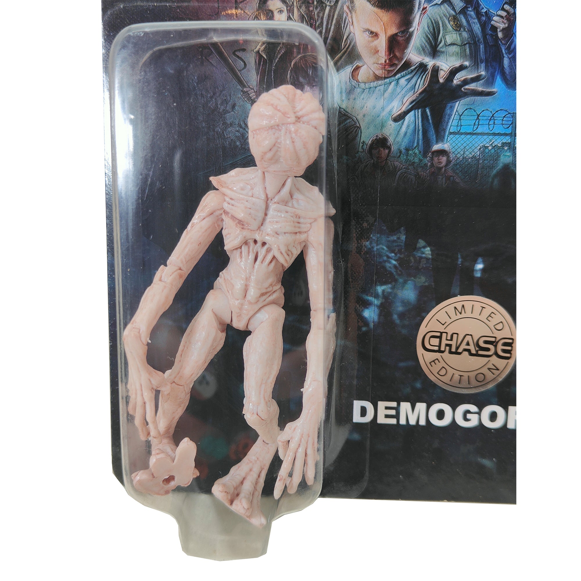Funko Stranger Things ReAction Figures Chase Set of 3 Eleven Demogorgon & Will 2017 9.5cm – TV Icons & Heroes, Funko, 9.5 cm, 2017, pre-owned collector piece, Uncanny Collectibles Dublin Ireland