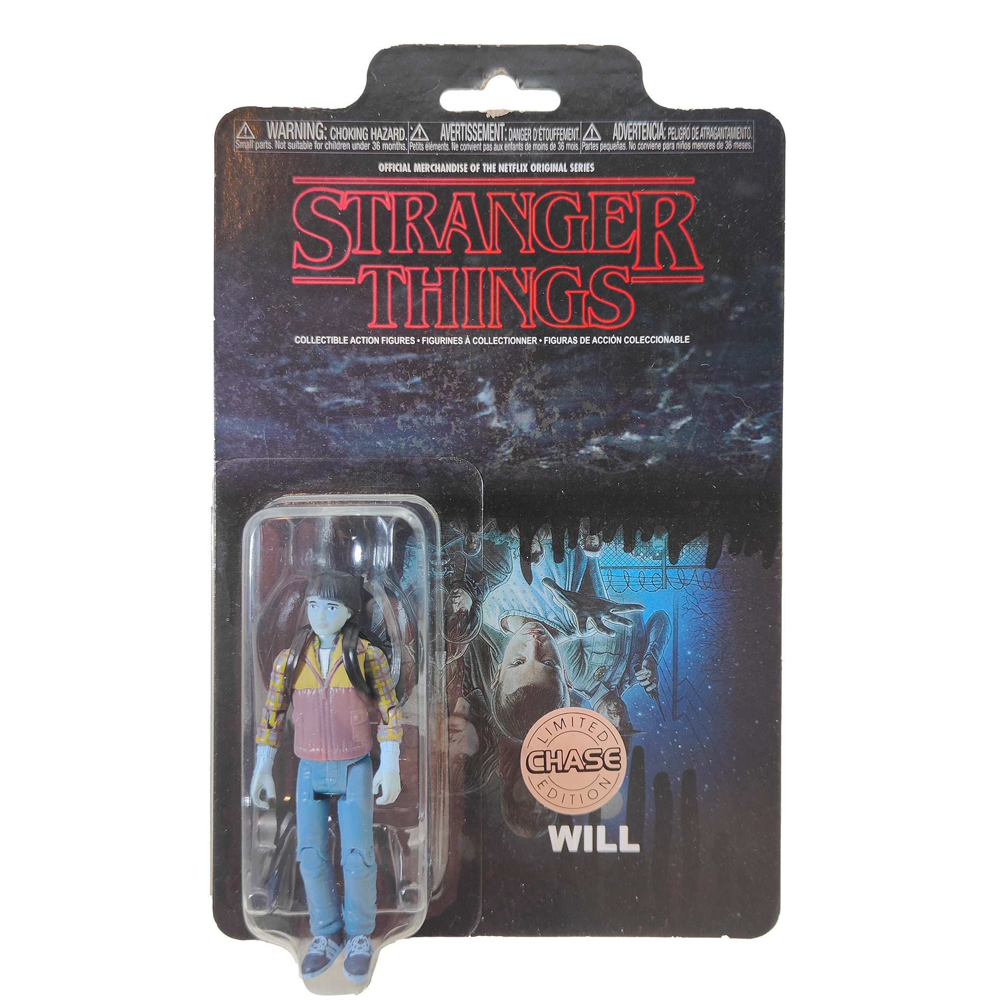 Funko Stranger Things ReAction Figures Chase Set of 3 Eleven Demogorgon & Will 2017 9.5cm – TV Icons & Heroes, Funko, 9.5 cm, 2017, pre-owned collector piece, Uncanny Collectibles Dublin Ireland