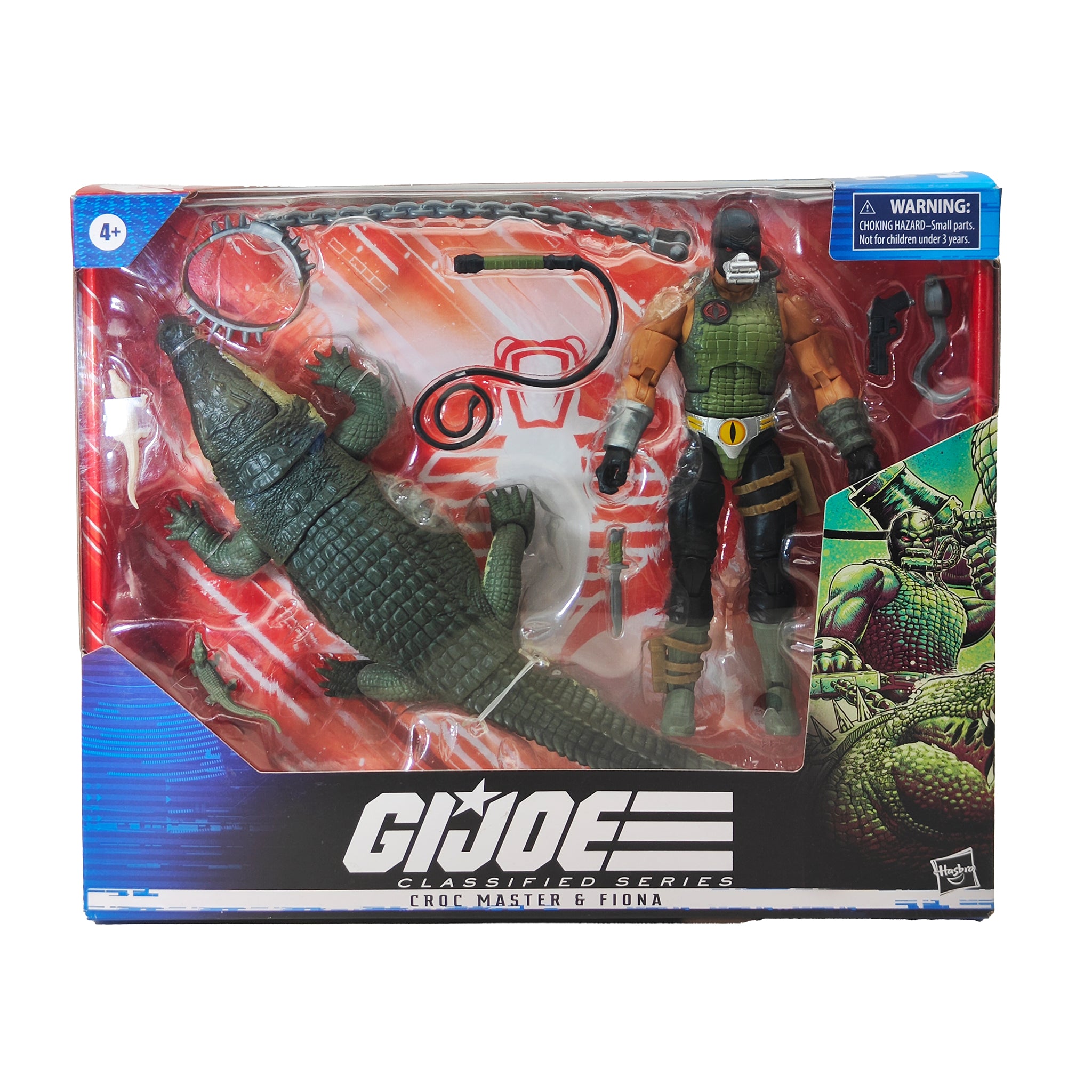 G.I. Joe Classified Series 38 Cobra Croc Master and Fiona Hasbro Action Figure 2022