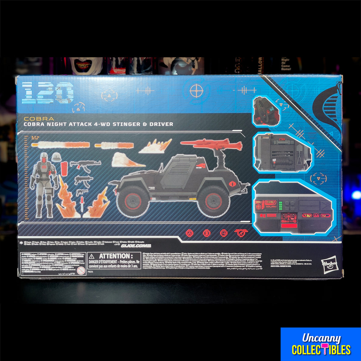 G.I. Joe Classified Cobra Night Attack Stinger and Driver Hasbro 2024