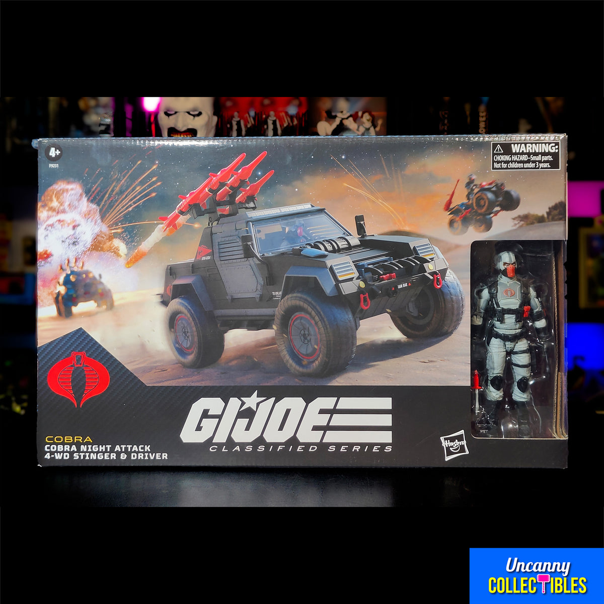 G.I. Joe Classified Cobra Night Attack Stinger and Driver Hasbro 2024