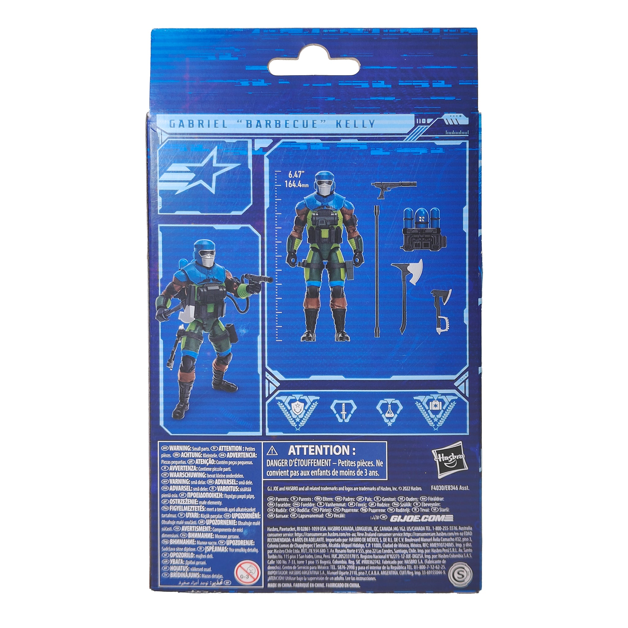 G.I. Joe Classified Series 58 Mad Marauders Barbecue Hasbro Action Figure 2023