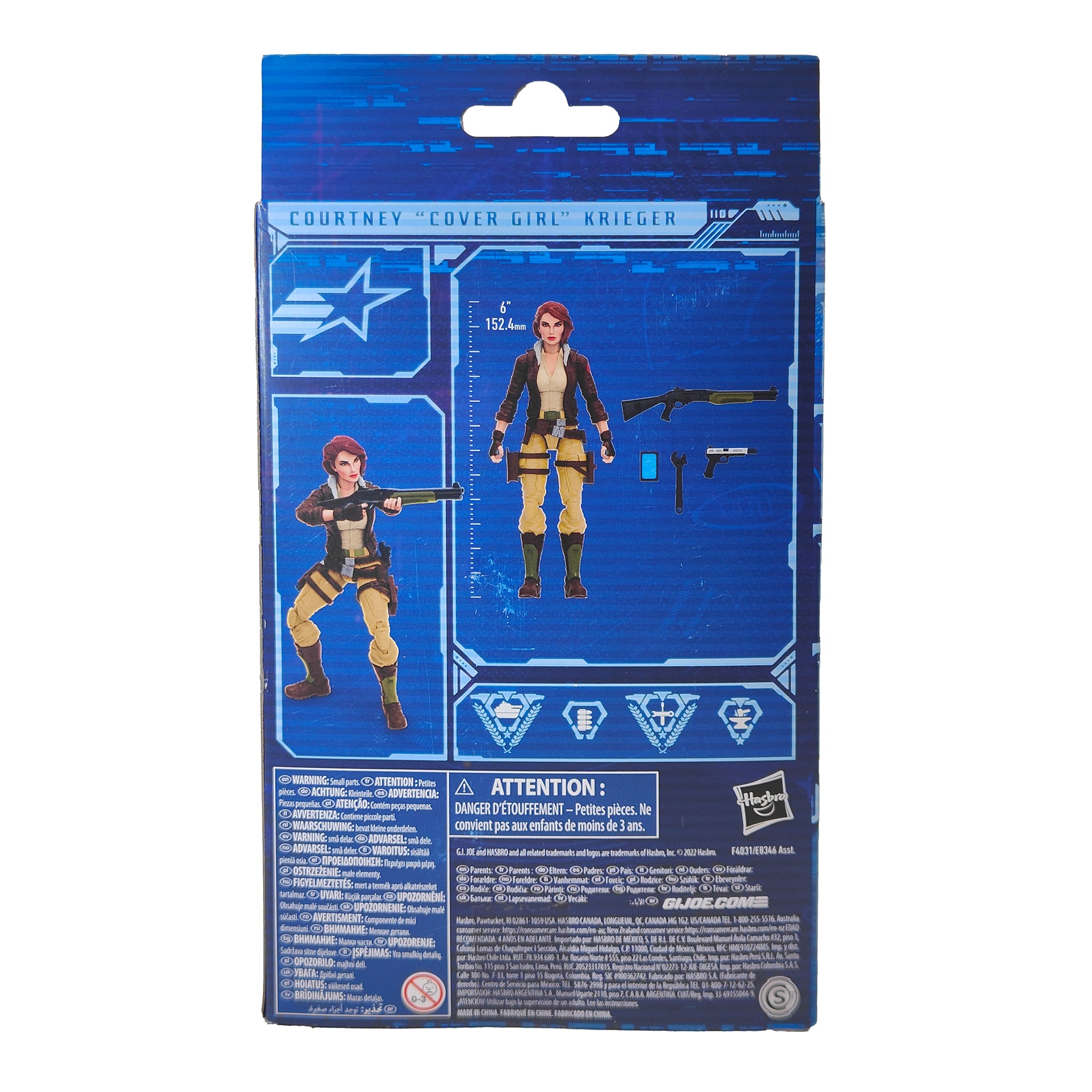 G.I. Joe Classified Series 59 Courtney Cover Girl Krieger Hasbro Action Figure 2022