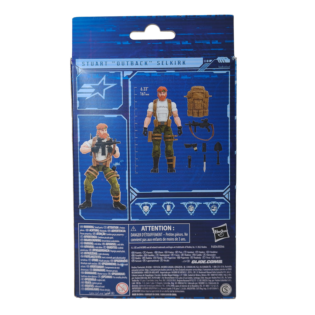 G.I. Joe Classified Series 63 Stuart Outback Selkirk Hasbro Action Figure 2023 - photo 2 of 6