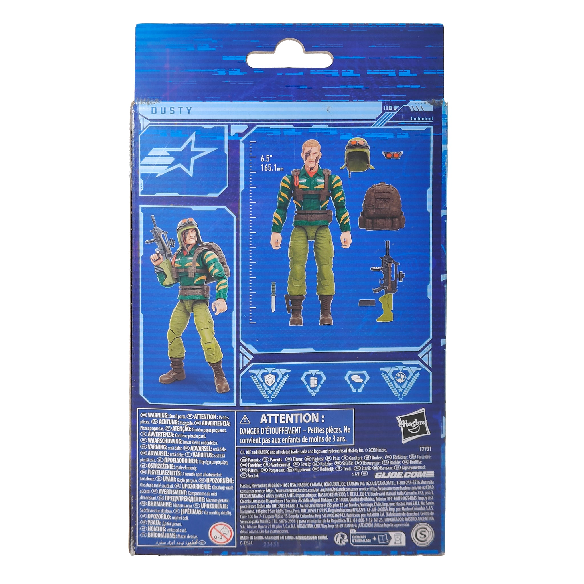G.I. Joe Classified Series 65 Tiger Force Dusty Hasbro Action Figure 2023