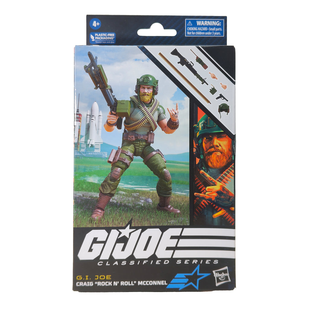 G.I. Joe Classified Series 71 Craig Rock N Roll McConnel Hasbro Action Figure 2023