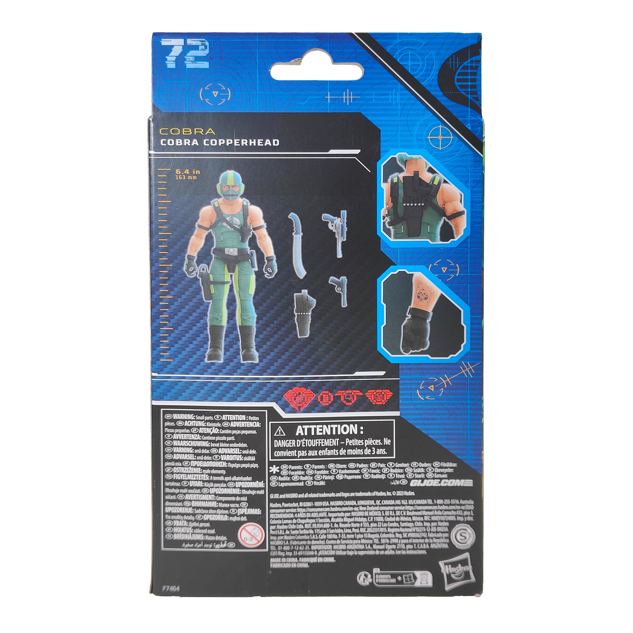 G.I. Joe Classified Series 72 Cobra Copperhead Hasbro Action Figure 2023