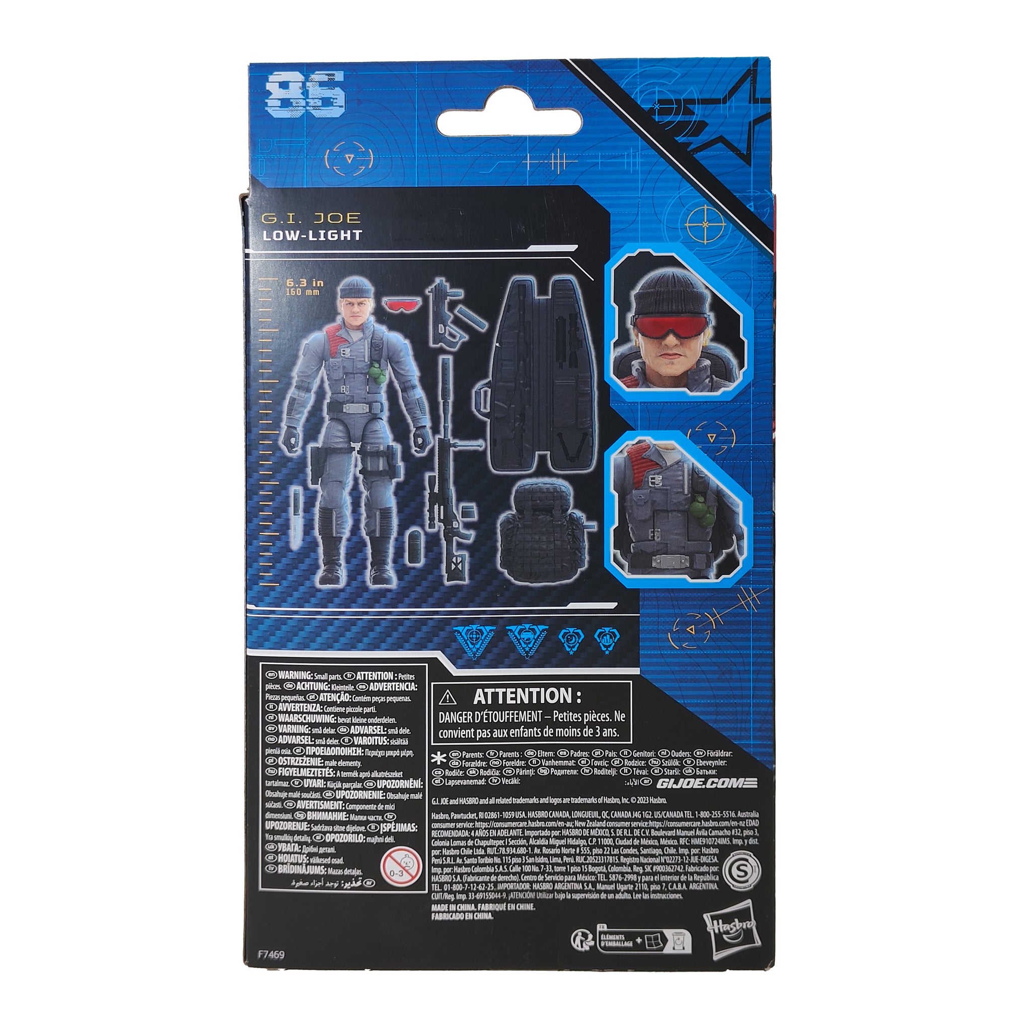 G.I. Joe Classified Series 86 Low-Light Hasbro Action Figure 2023
