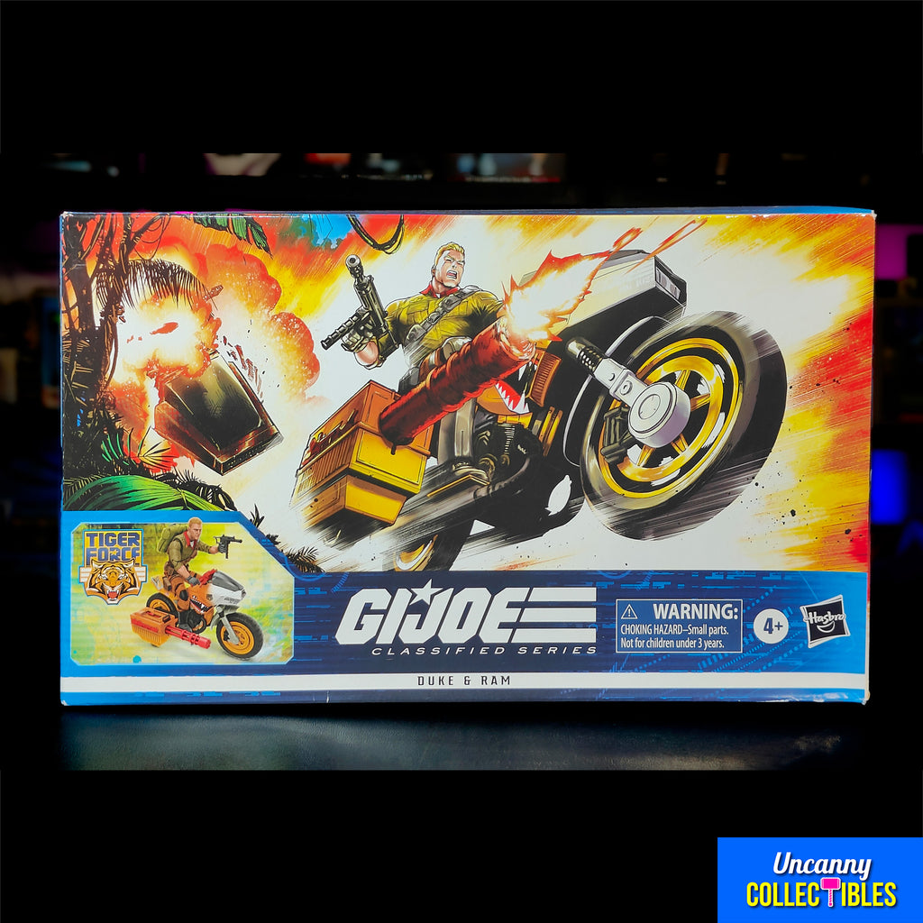 G.I. Joe Classified Tiger Force Duke and RAM Cycle Hasbro 2023
