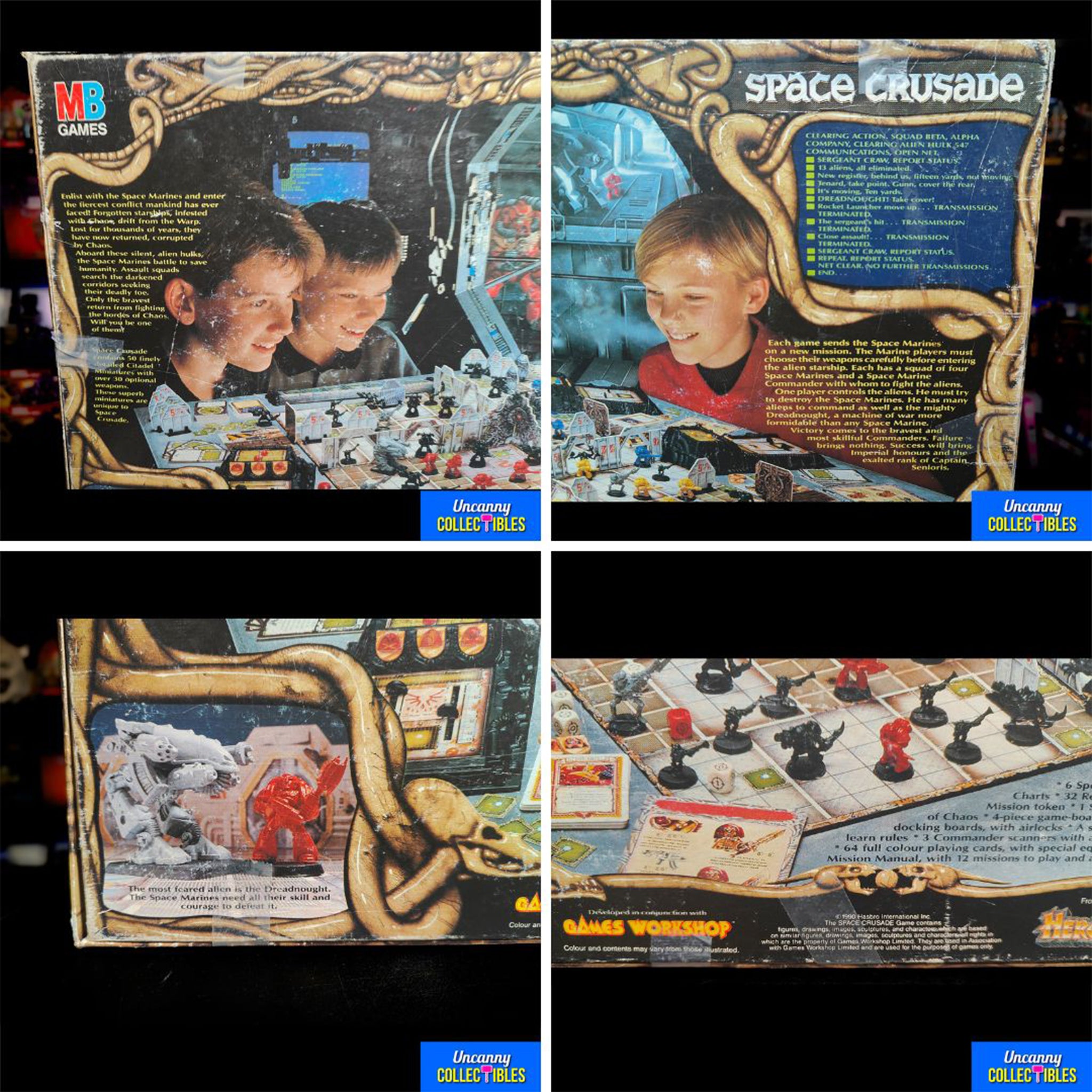 Games Workshop Space Crusade Board Game 1990 Not Complete