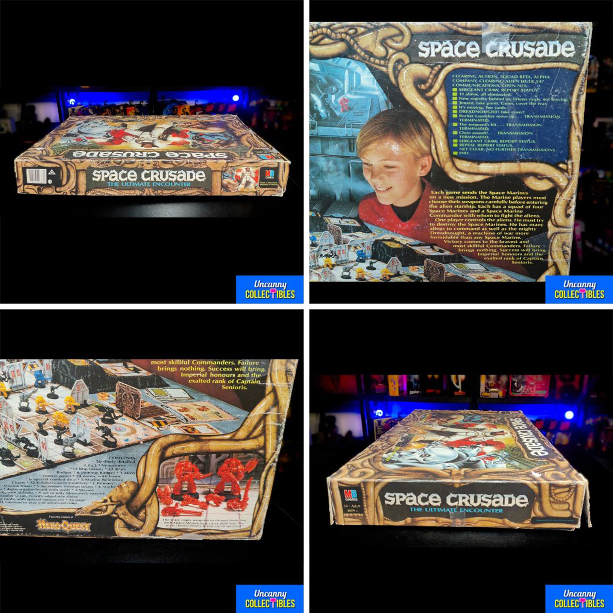 Games Workshop Space Crusade Board Game 1990 Not Complete