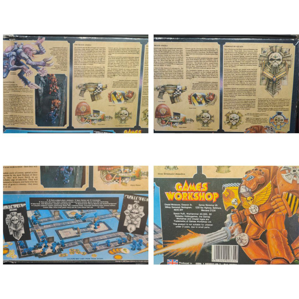 Games Workshop Warhammer 40000 Space Hulk 1989 With Deathwing Expansion Bundle