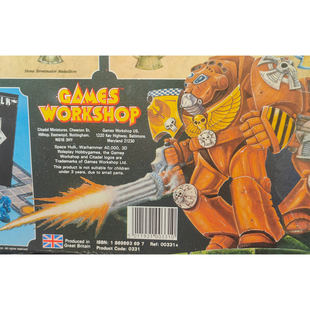 Games Workshop Warhammer 40000 Space Hulk 1989 With Deathwing Expansion Bundle