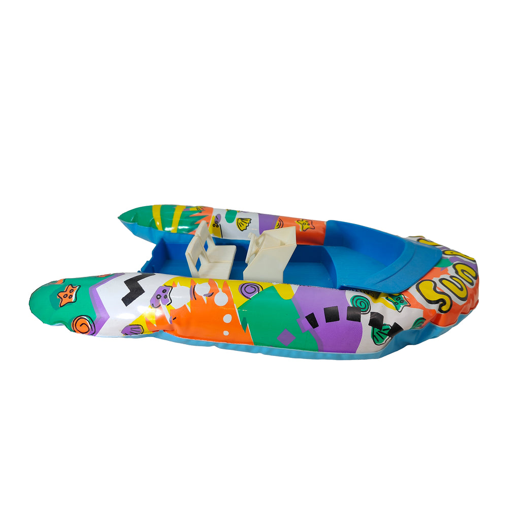 Generic Inflatable Speed Boat Dinghy 3.75 Inch Action Figures