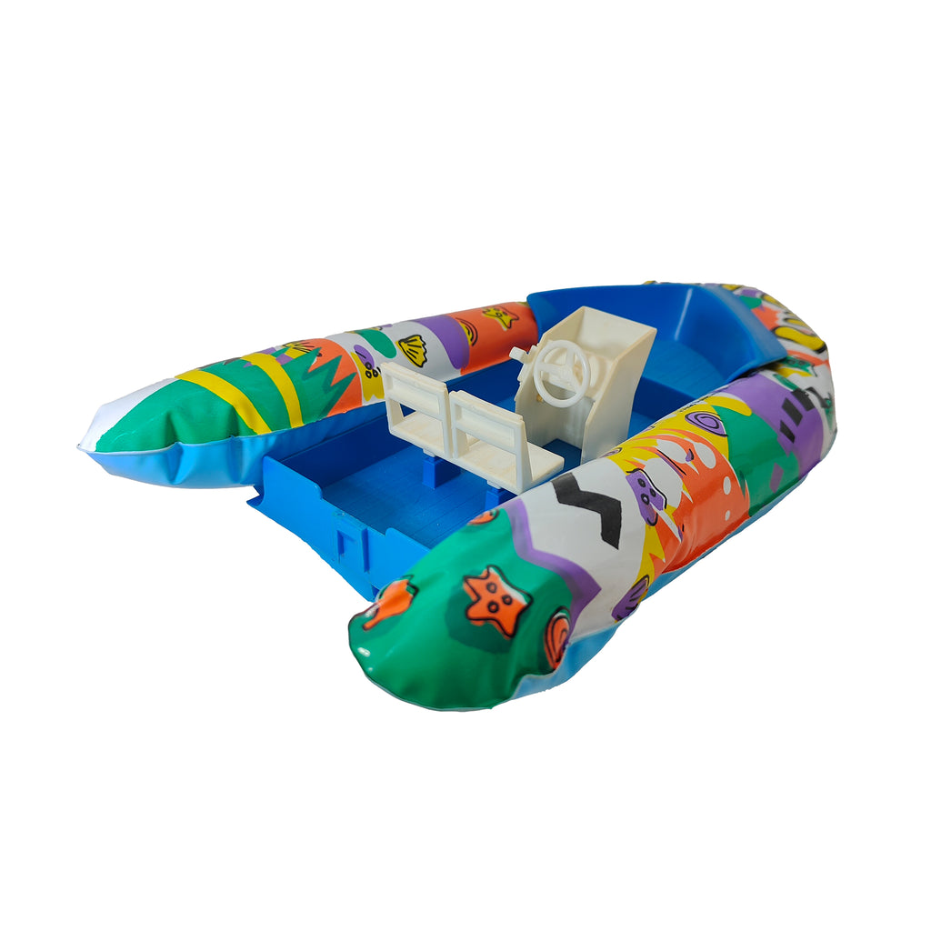 Generic Inflatable Speed Boat Dinghy 3.75 Inch Action Figures