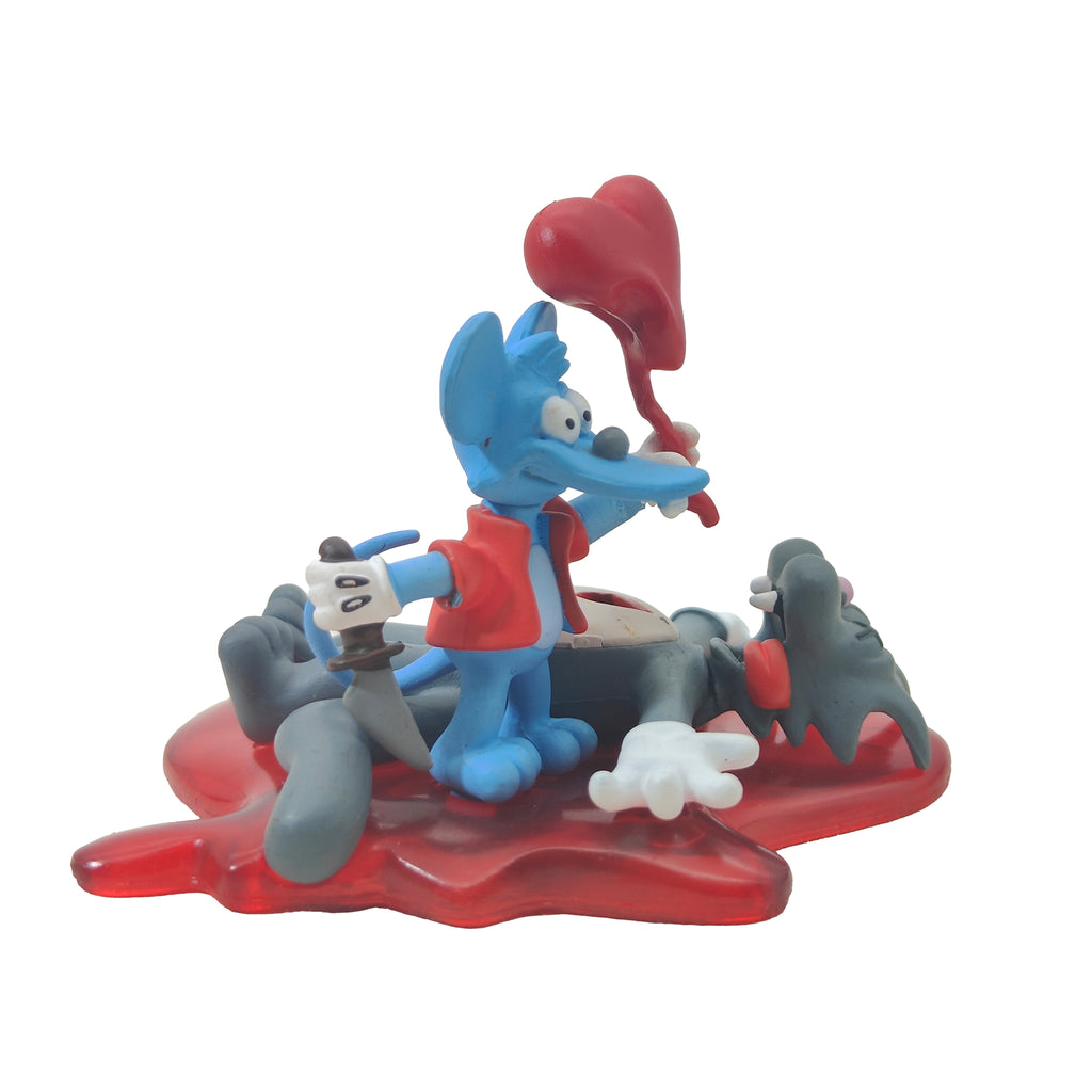 The Simpsons Itchy and Scratchy Gentle Giant Busts Ups Mini Diorama – The Simpsons, Gentle Giant Studios, 8 cm, pre-owned collector piece, Uncanny Collectibles Dublin Ireland