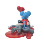 The Simpsons Itchy and Scratchy Gentle Giant Busts Ups Mini Diorama – The Simpsons, Gentle Giant Studios, 8 cm, pre-owned collector piece, Uncanny Collectibles Dublin Ireland