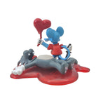 The Simpsons Itchy and Scratchy Gentle Giant Busts Ups Mini Diorama – The Simpsons, Gentle Giant Studios, 8 cm, pre-owned collector piece, Uncanny Collectibles Dublin Ireland