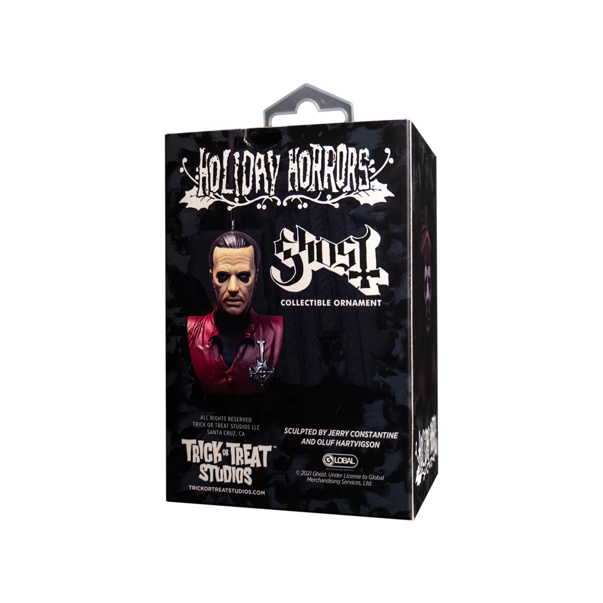 Ghost Cardinal Copia Trick Or Treat Studios Holiday Horrors Ornament 9cm