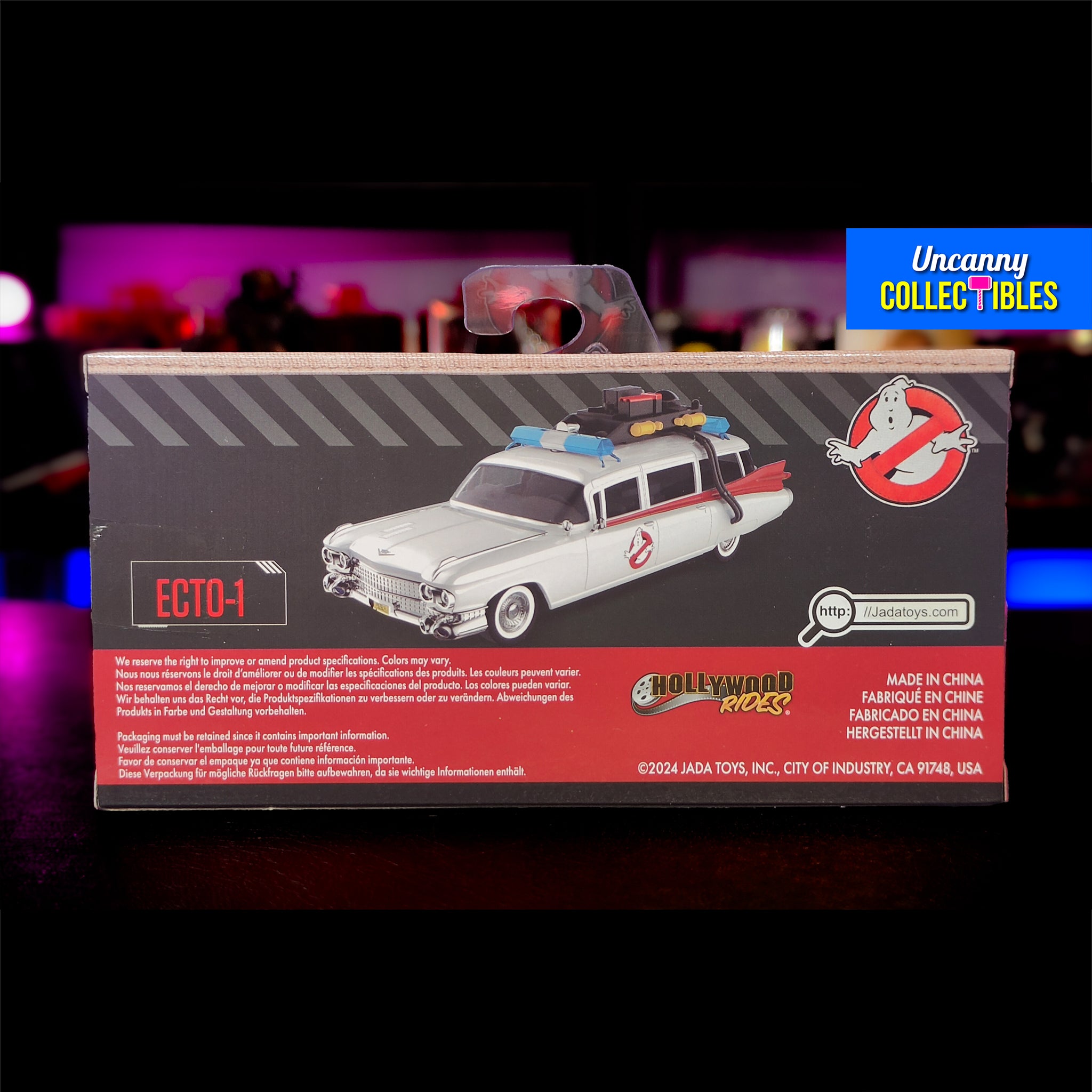 Ghostbusters Ecto-1 1:32 Scale Jada Toys Diecast Model – Ghostbusters, Jada Toys, 12 cm, 2024, brand new collector item, Uncanny Collectibles Dublin Ireland