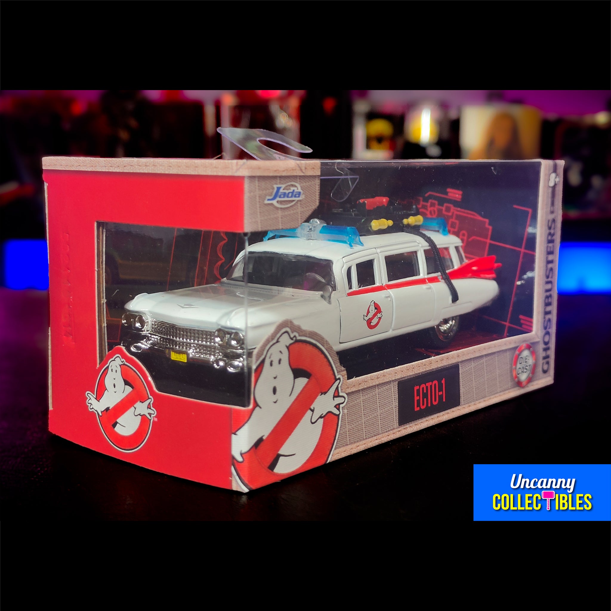 Ghostbusters Ecto-1 1:32 Scale Jada Toys Diecast Model – Ghostbusters, Jada Toys, 12 cm, 2024, brand new collector item, Uncanny Collectibles Dublin Ireland
