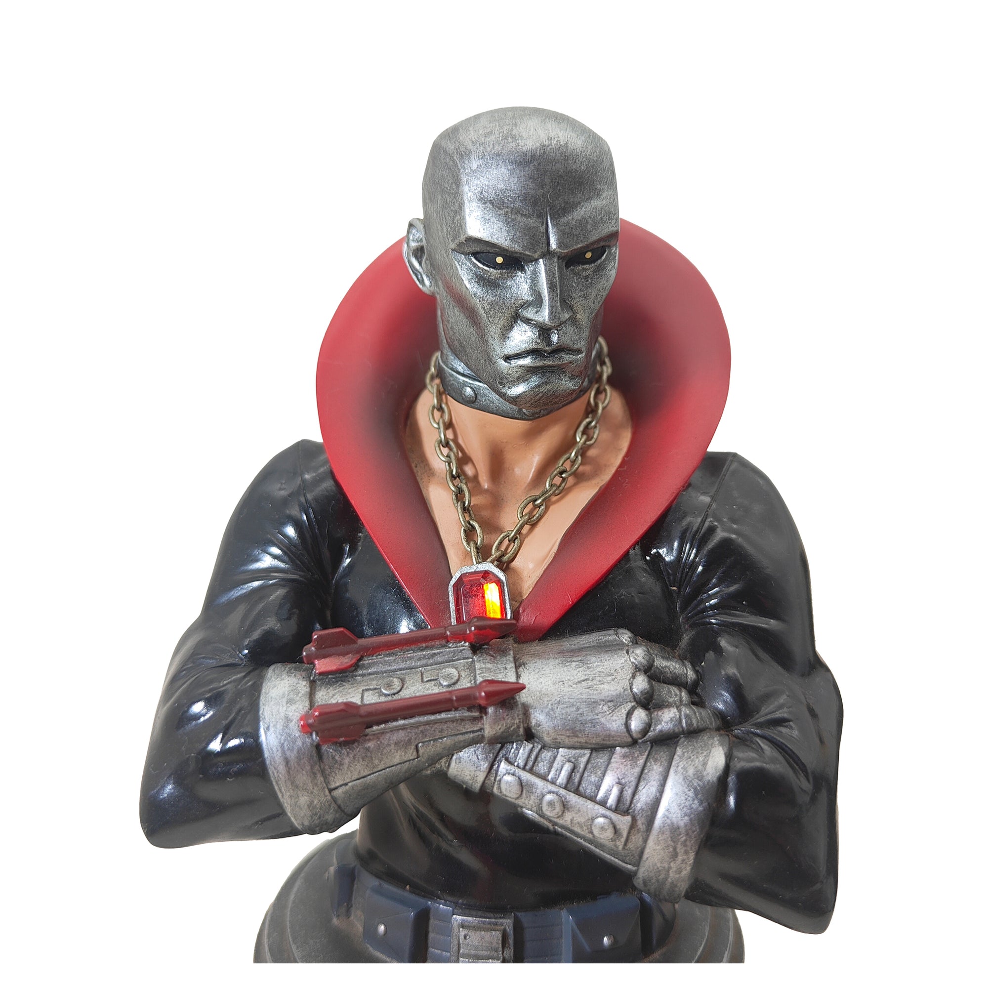 GI Joe Destro Mini Resin Bust Palisades Hasbro 15cm