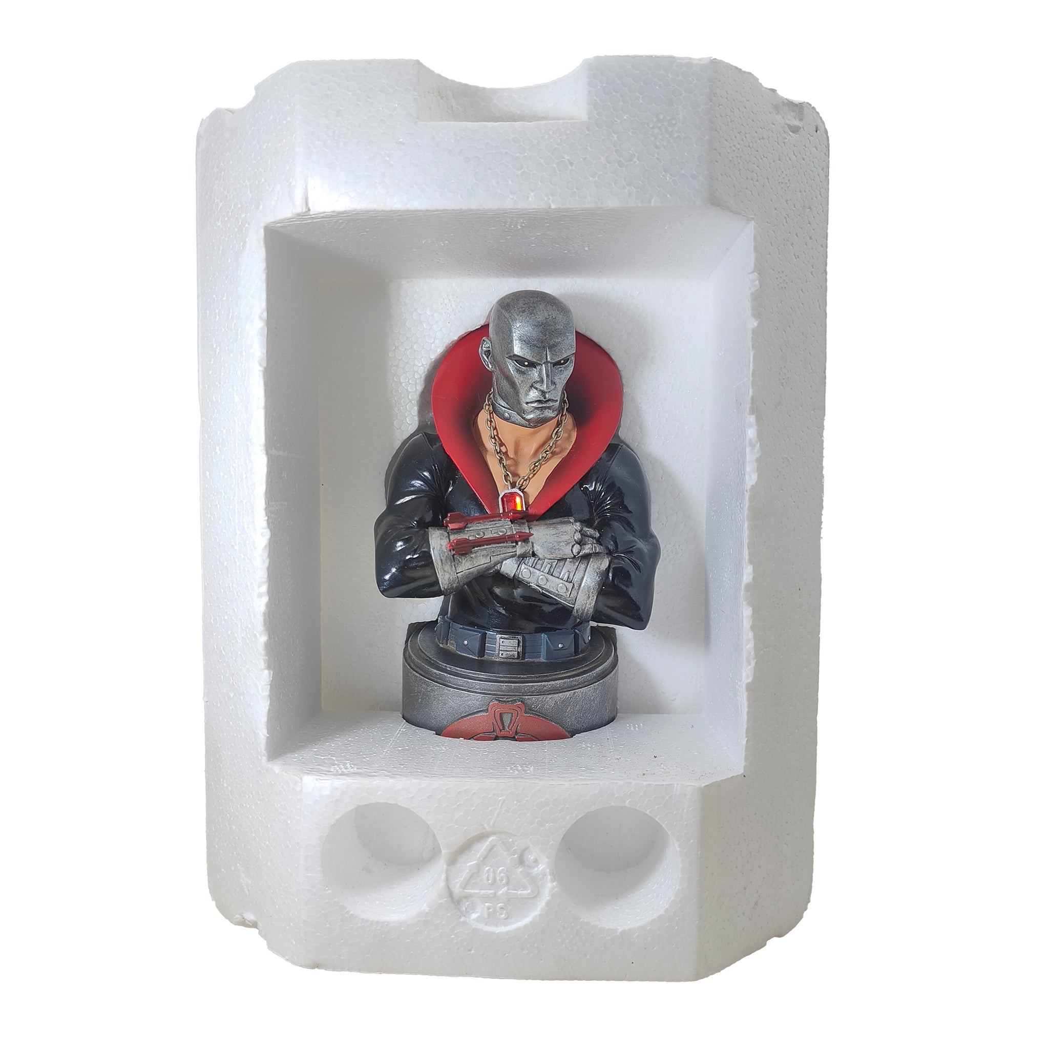 GI Joe Destro Mini Resin Bust Palisades Hasbro 15cm – Movie Icons & Heroes, Hasbro, 15 cm, 2003, pre-owned collector piece, Uncanny Collectibles Dublin Ireland