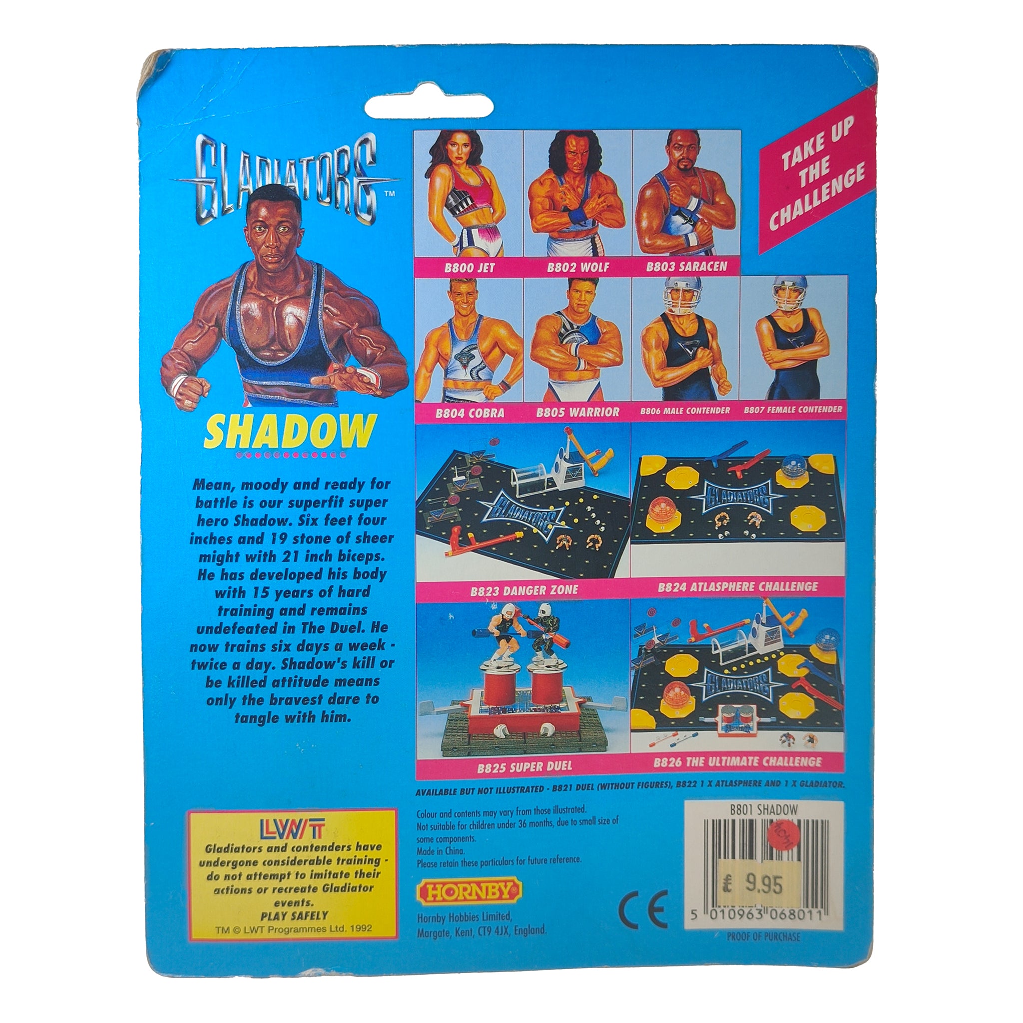 Gladiators Shadow Hornby ITV Action Figure 1992