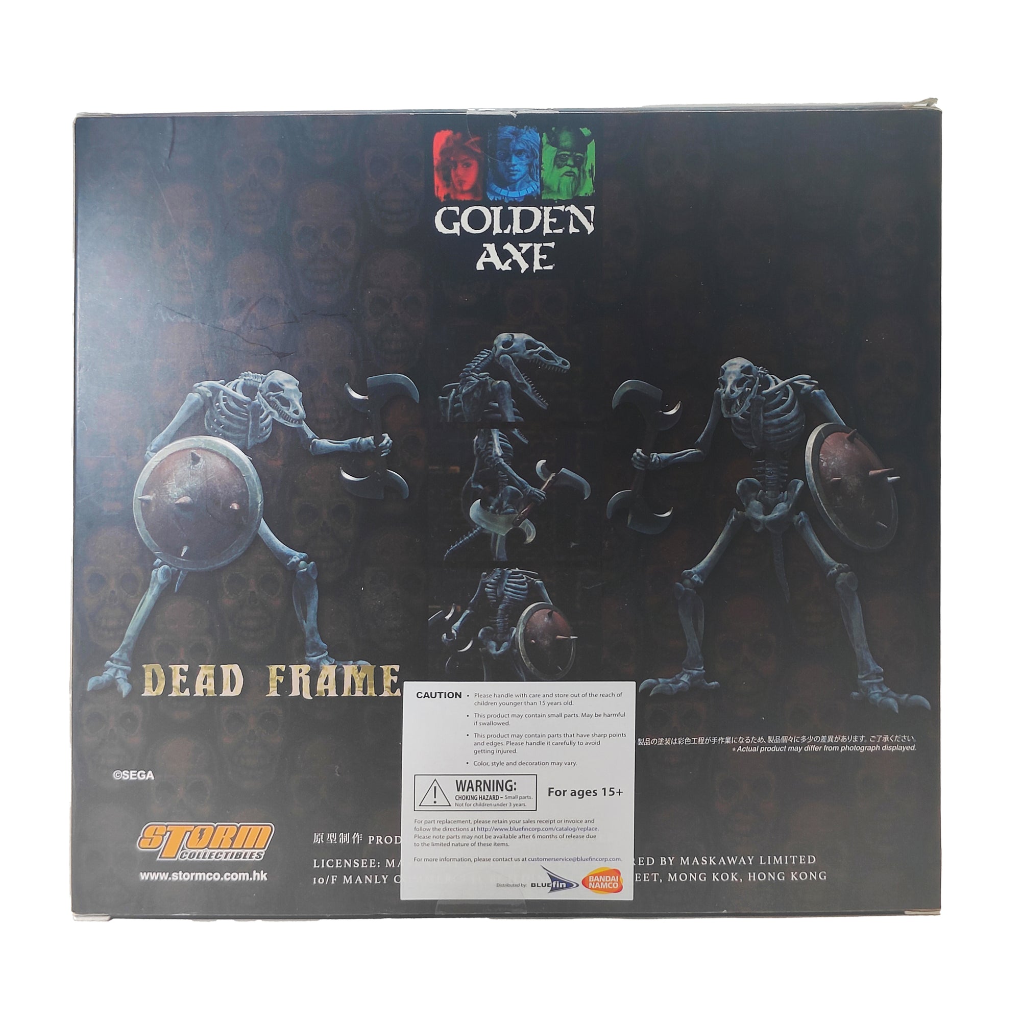 Golden Axe Skeleton Dead Frame Storm Collectibles Action Figure 2 Pack 2021 17 cm