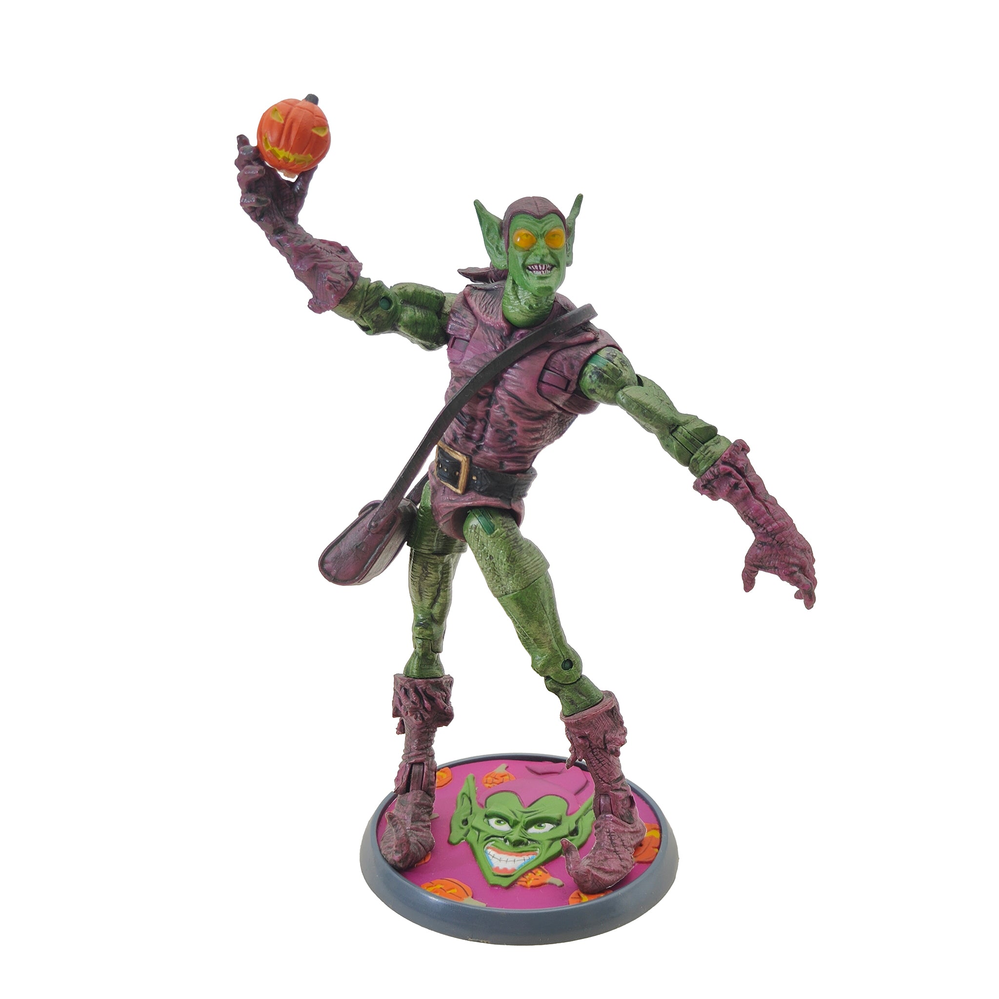 Green Goblin From Spider-Man vs Sinister 6 Box Set Marvel Legends Toy Biz 2004 15cm – Spider-Man, Toy Biz, 15 cm, 2004, pre-owned collector piece, Uncanny Collectibles Dublin Ireland