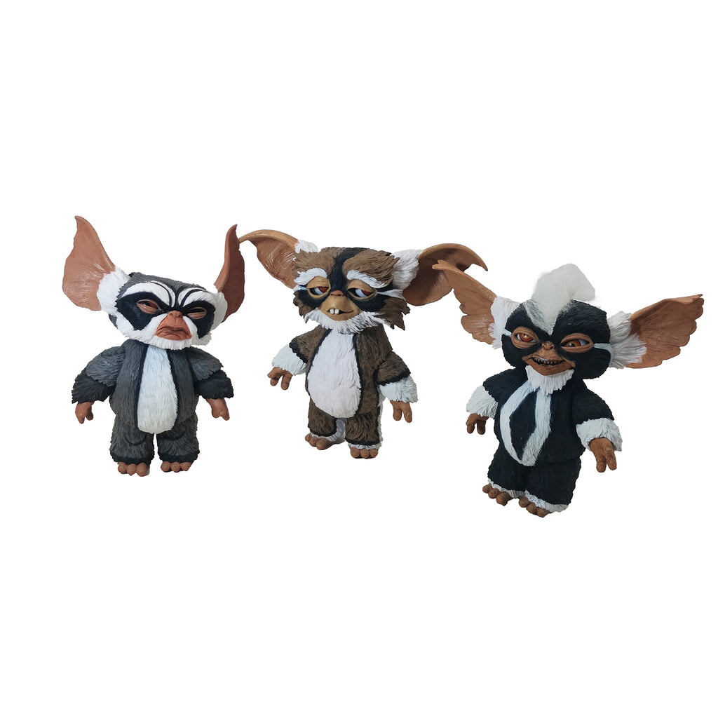Gremlins Mogwai George Lenny Mohawk NECA 4 inch Figure Bundle