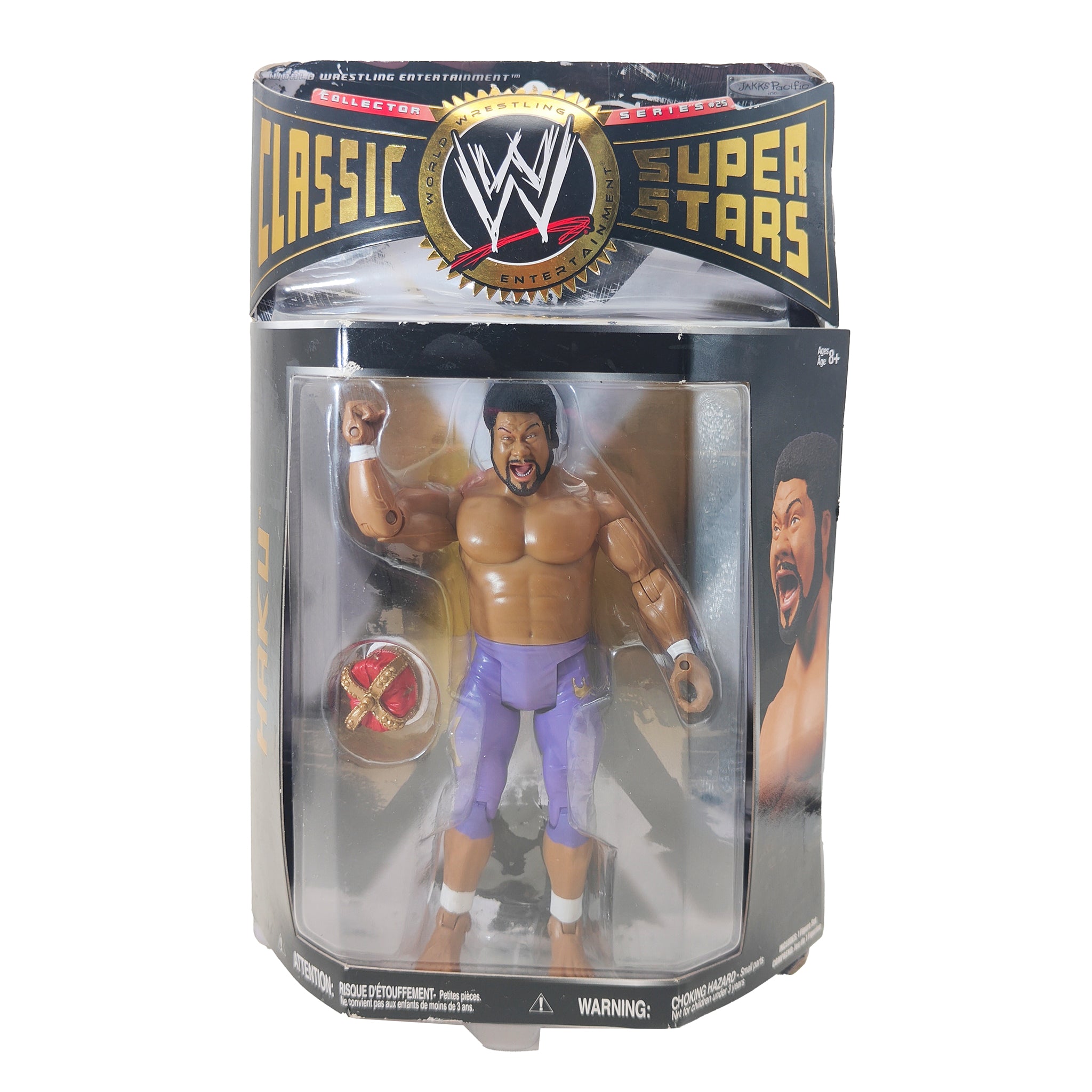 Haku WWE Classic Superstars Series 25 Jakks Pacific Action Figure 2009 18cm – WWE, JAKKS Pacific, 18 cm, 2009, pre-owned collector piece, Uncanny Collectibles Dublin Ireland