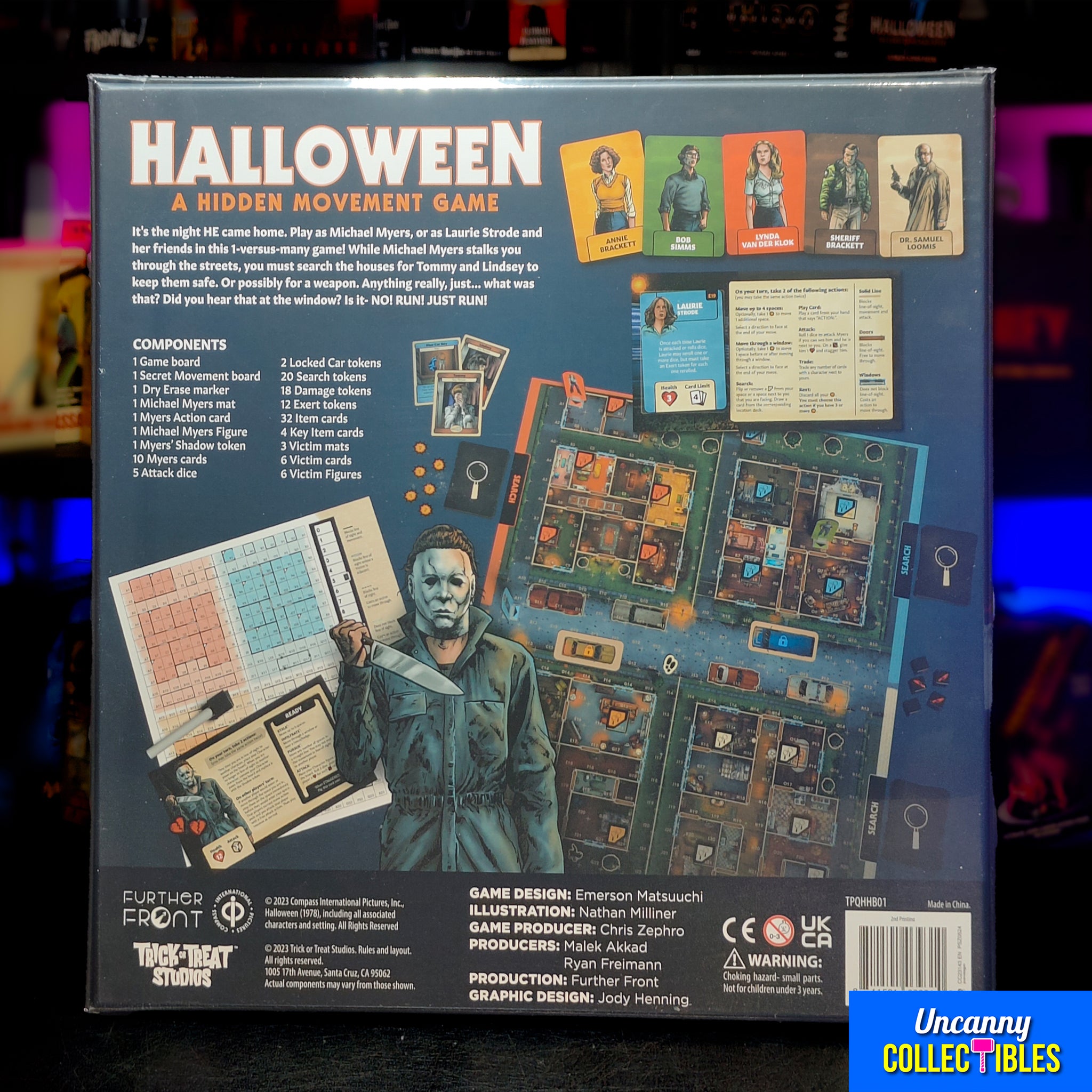 Halloween 1978 Trick or Treat Studios Board Game – photo 6 of 10