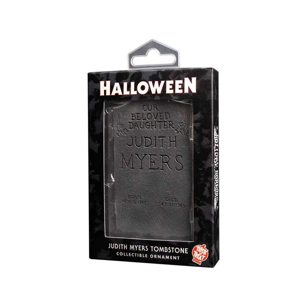 Halloween 1978 Judith Myers Tombstone Trick Or Treat Studios Holiday Horrors Ornament 9cm – Halloween, Trick or Treat Studios, 9 cm, 1978, brand new collector item, Uncanny Collectibles Dublin Ireland