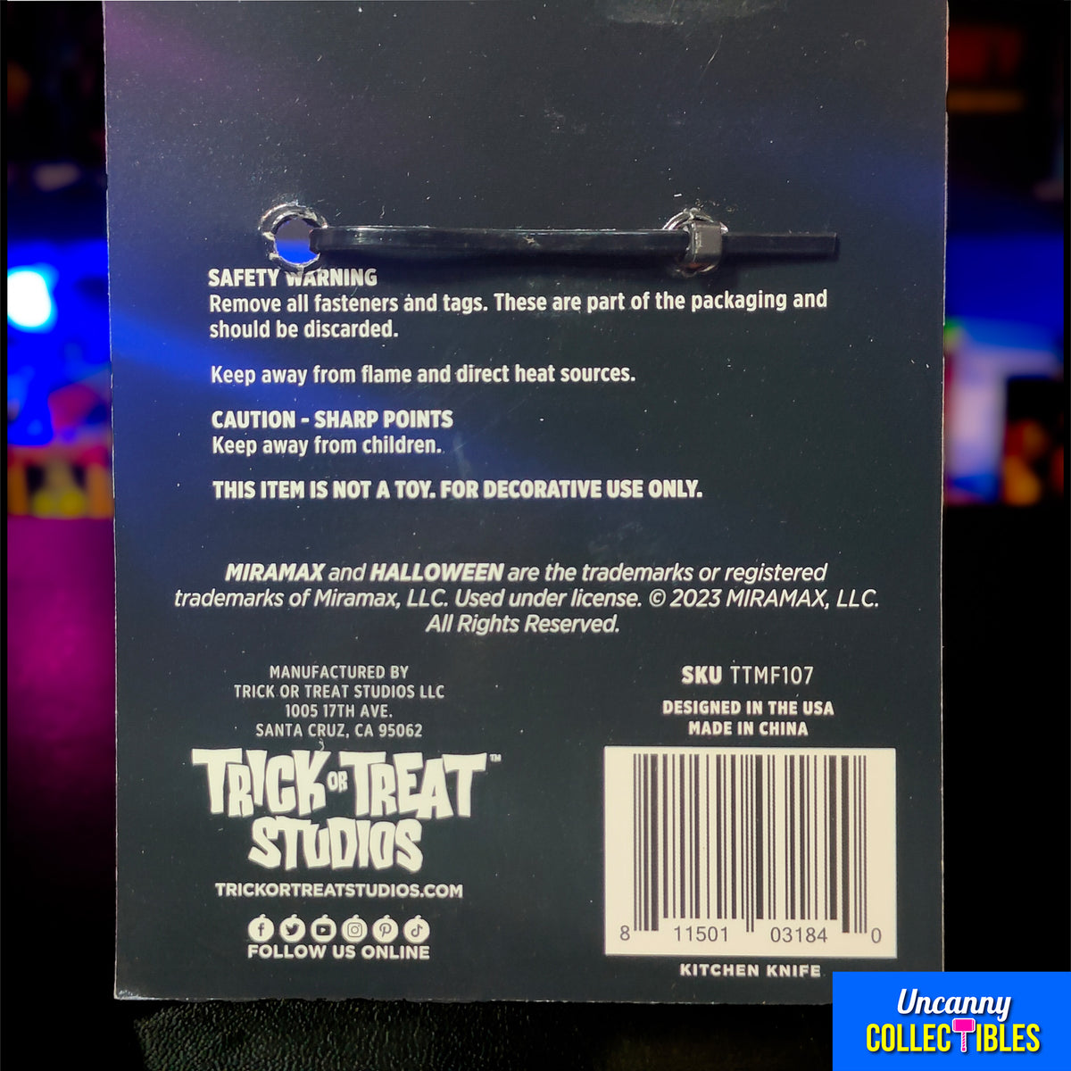 Halloween 2018 Michael Myers Butcher Knife Trick or Treat Studios Prop - photo 5 of 5