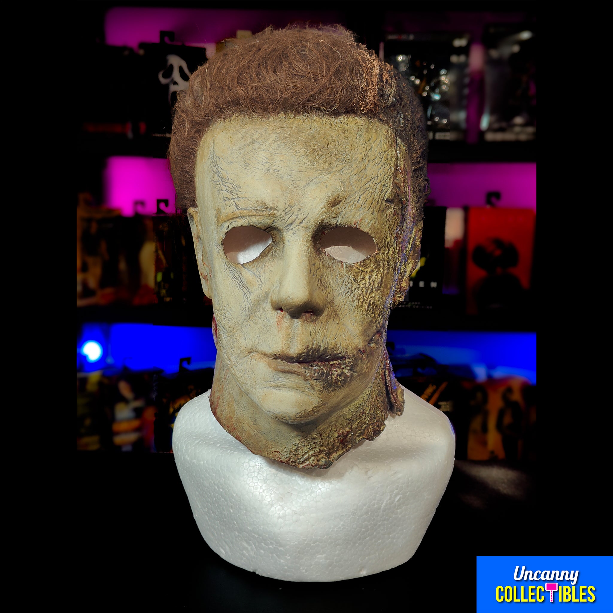 Halloween Kills Michael Myers Mask Dean Knight Custom Rehaul Signed Photo Bundle