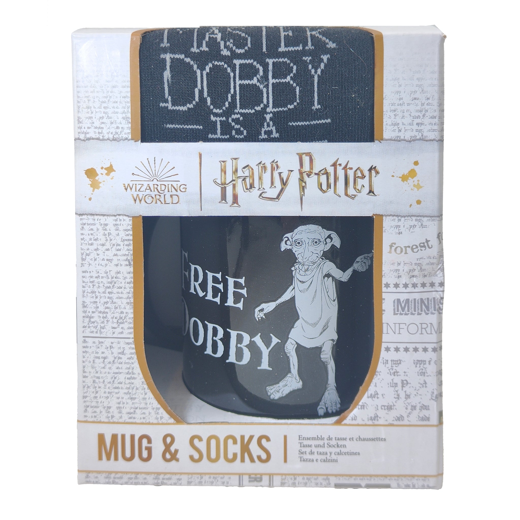 Harry Potter Dobby Mug And Sock Gift Set Paladone 2022 – TV Icons & Heroes, Paladone, -, 2022, pre-owned collector piece, Uncanny Collectibles Dublin Ireland